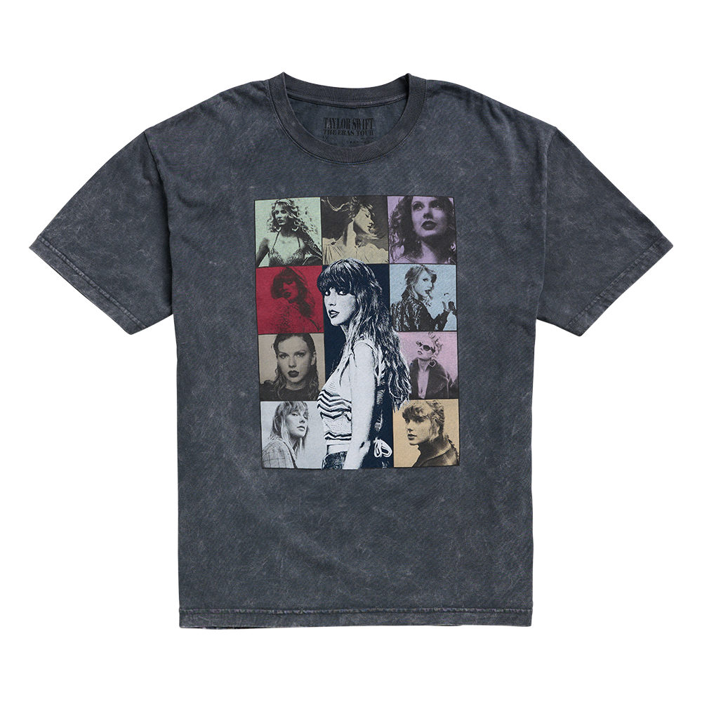 Taylor Swift - Taylor Swift The Eras Tour Mineral Wash Gray T-Shirt
