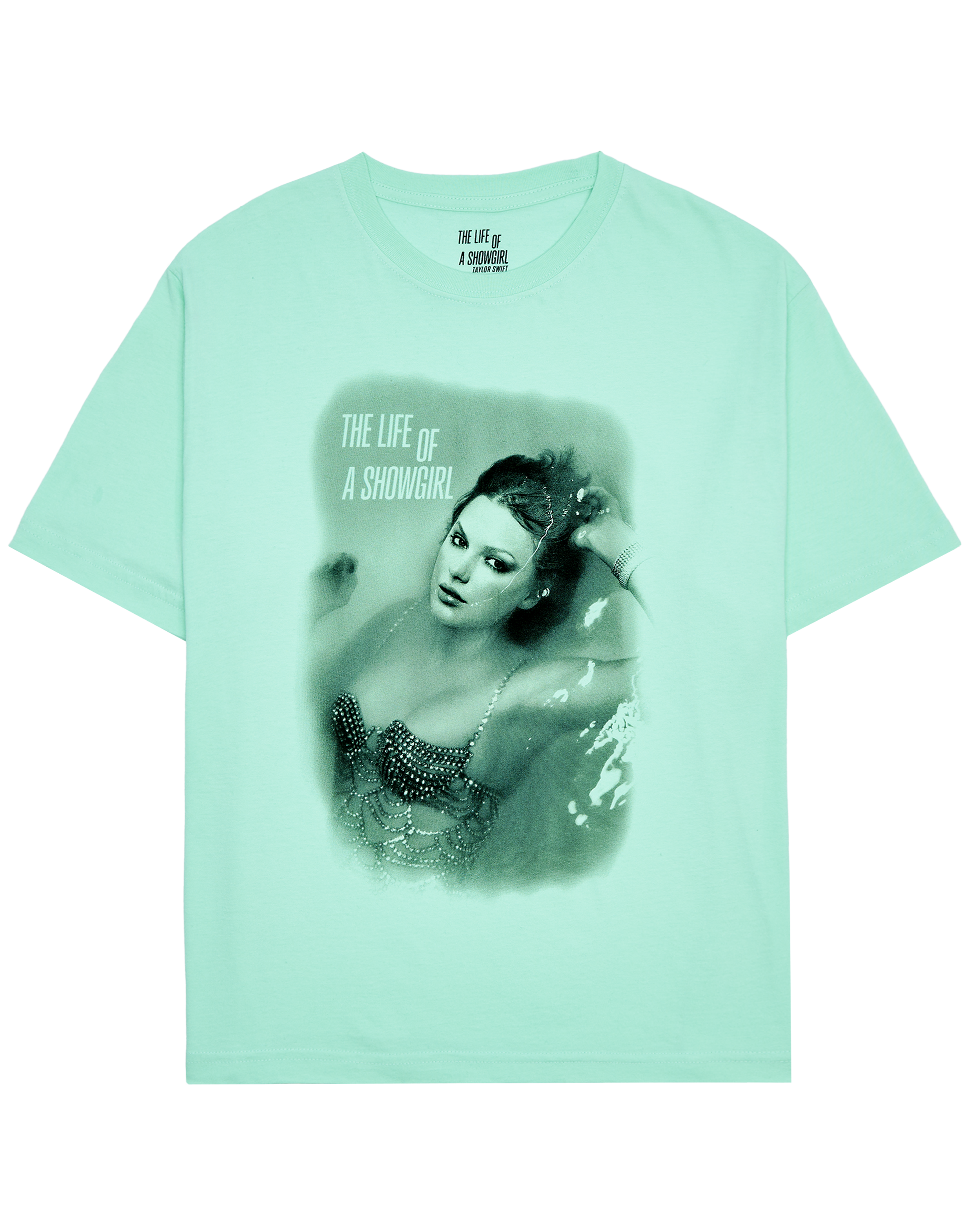 The Life of a Showgirl Mint T-Shirt – Taylor Swift UK Store The Life of a Showgirl Mint T-Shirt – Taylor Swift UK Store