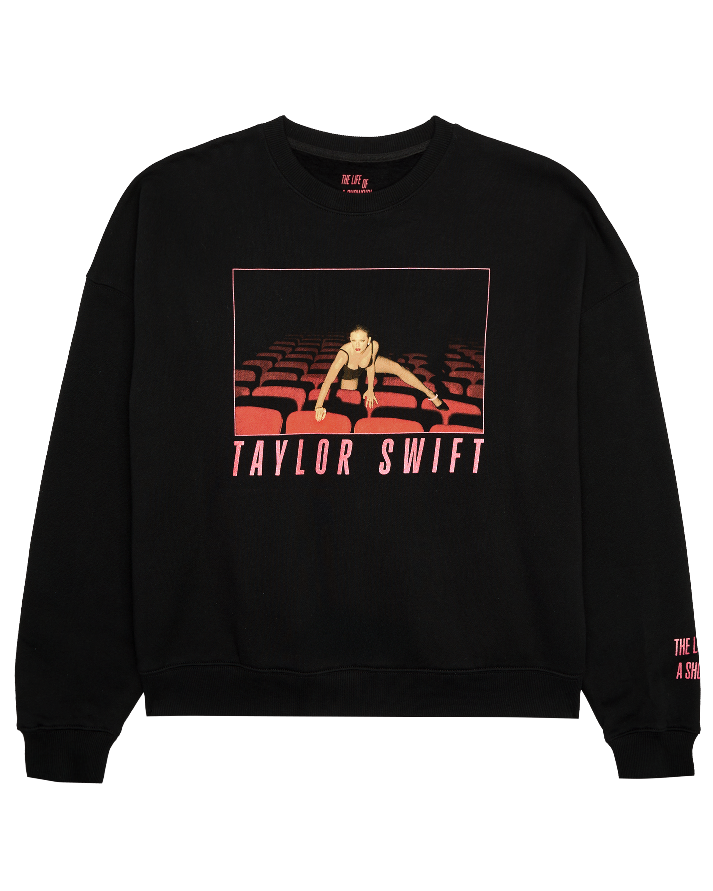 Taylor Swift - The Life of a Showgirl It's Frightening Black Crewneck Sweatshirt