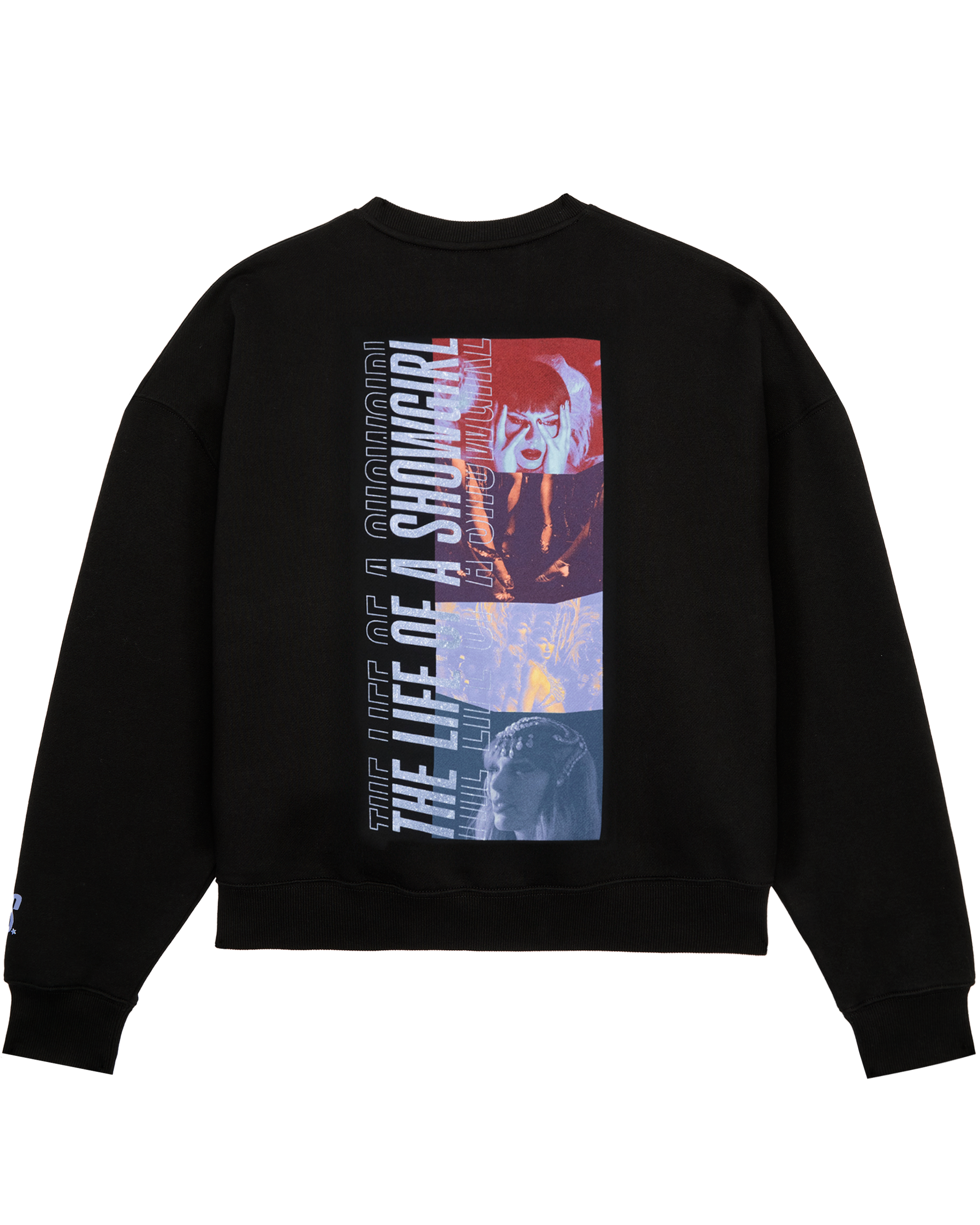 Taylor Swift - The Life of a Showgirl Film Strip Black Crewneck Sweatshirt