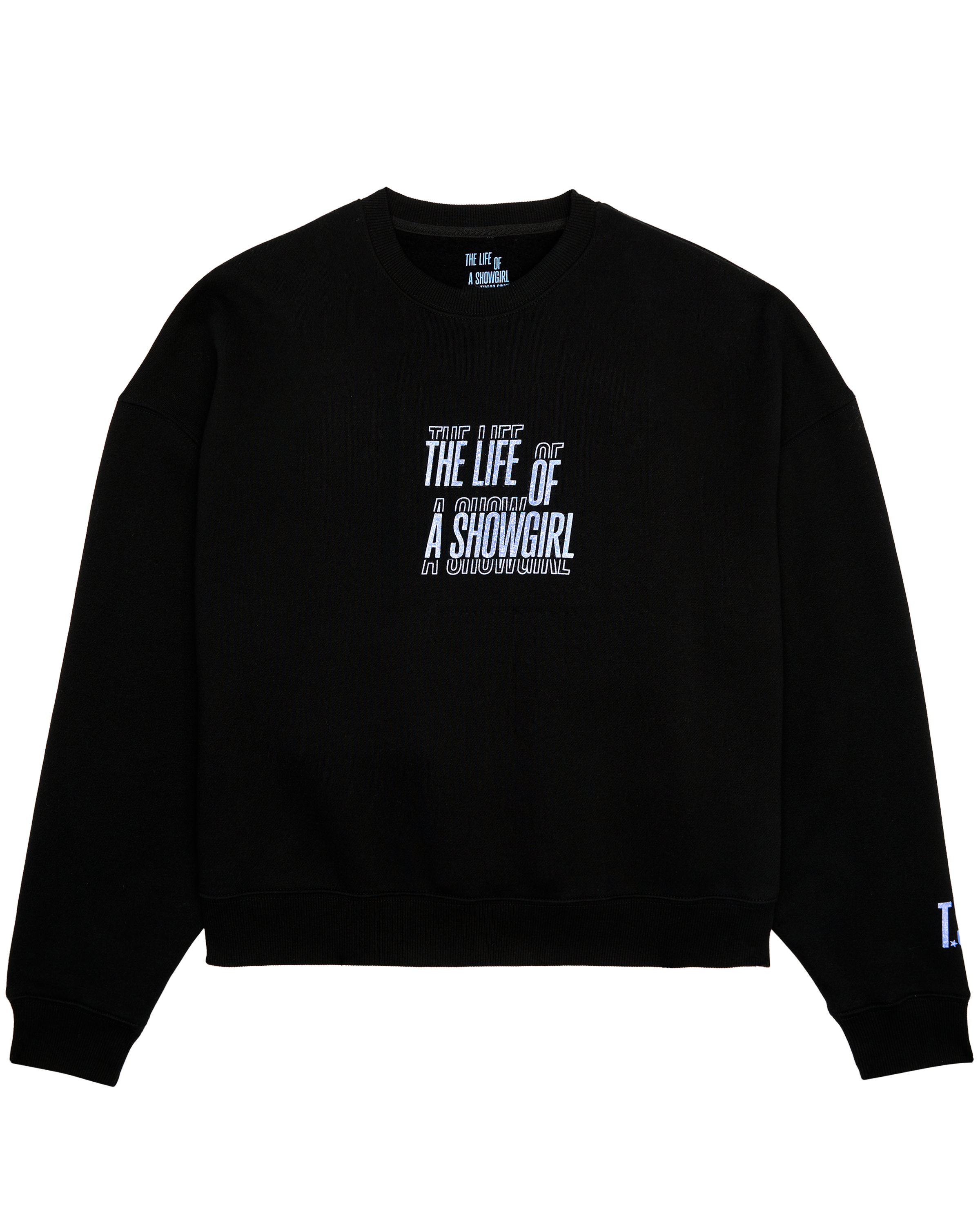 Taylor Swift - The Life of a Showgirl Film Strip Black Crewneck Sweatshirt