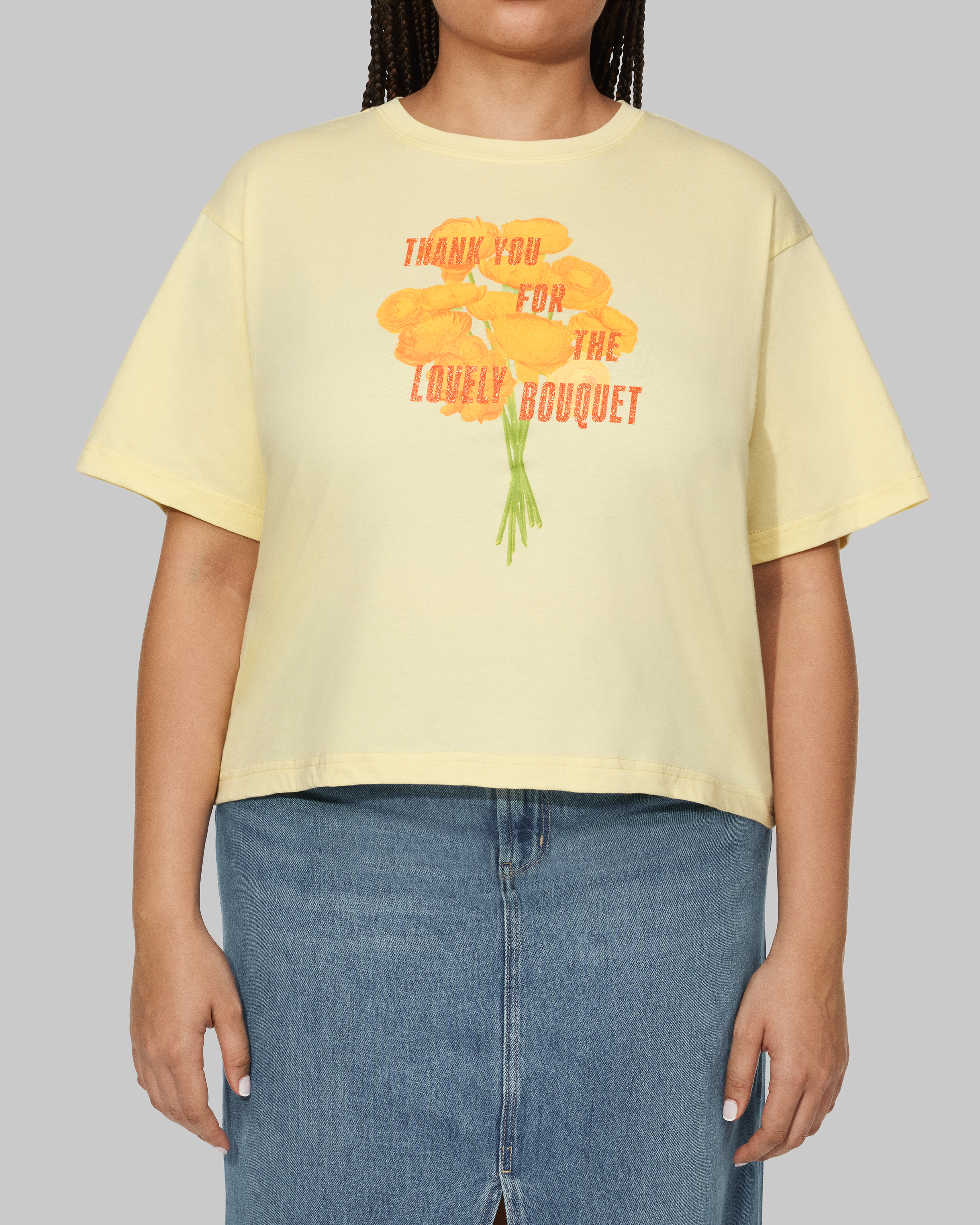 Taylor Swift - Thank You For The Lovely Bouquet Cropped T-Shirt