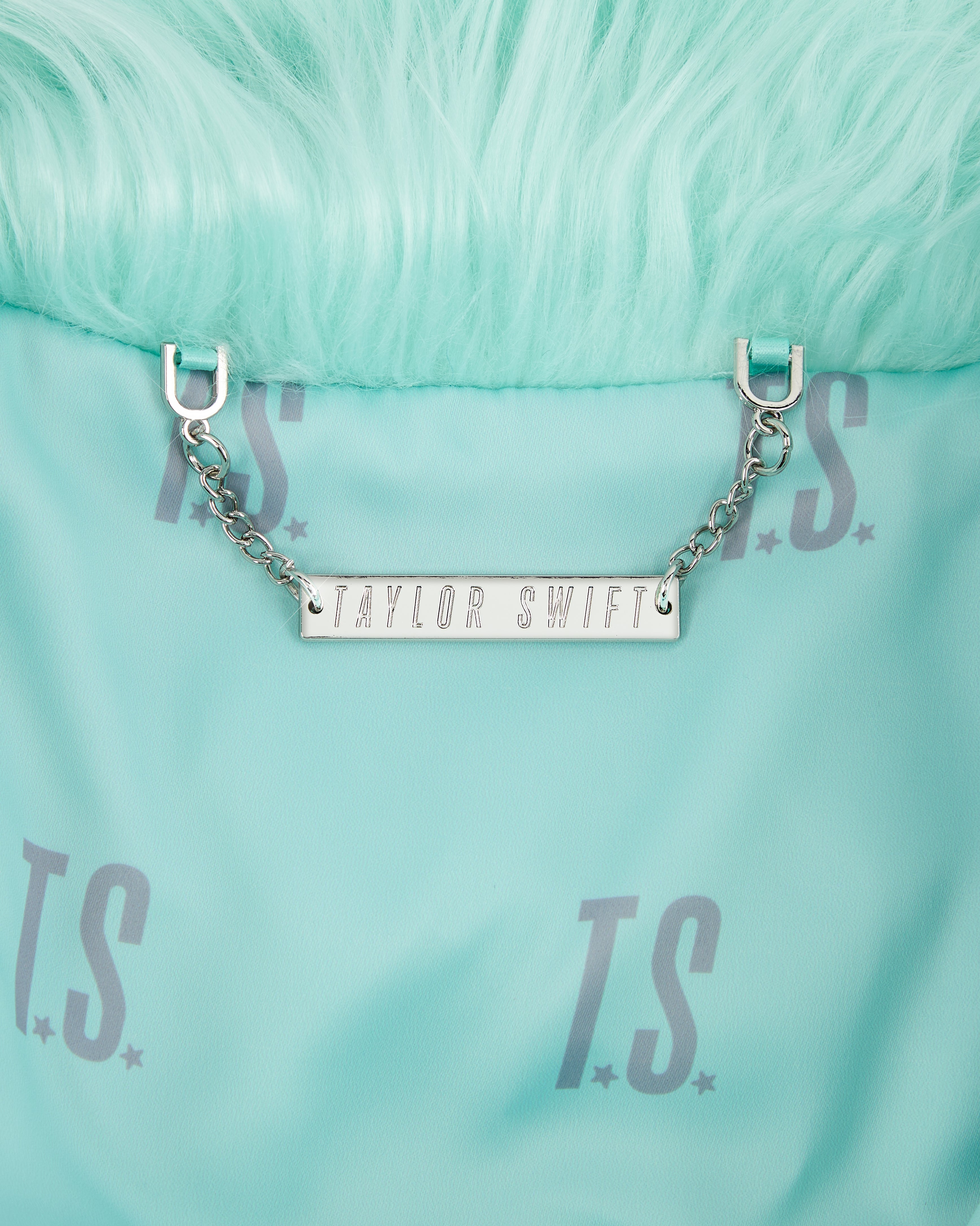 Taylor Swift - The Life of a Showgirl Mint Faux Fur Coat
