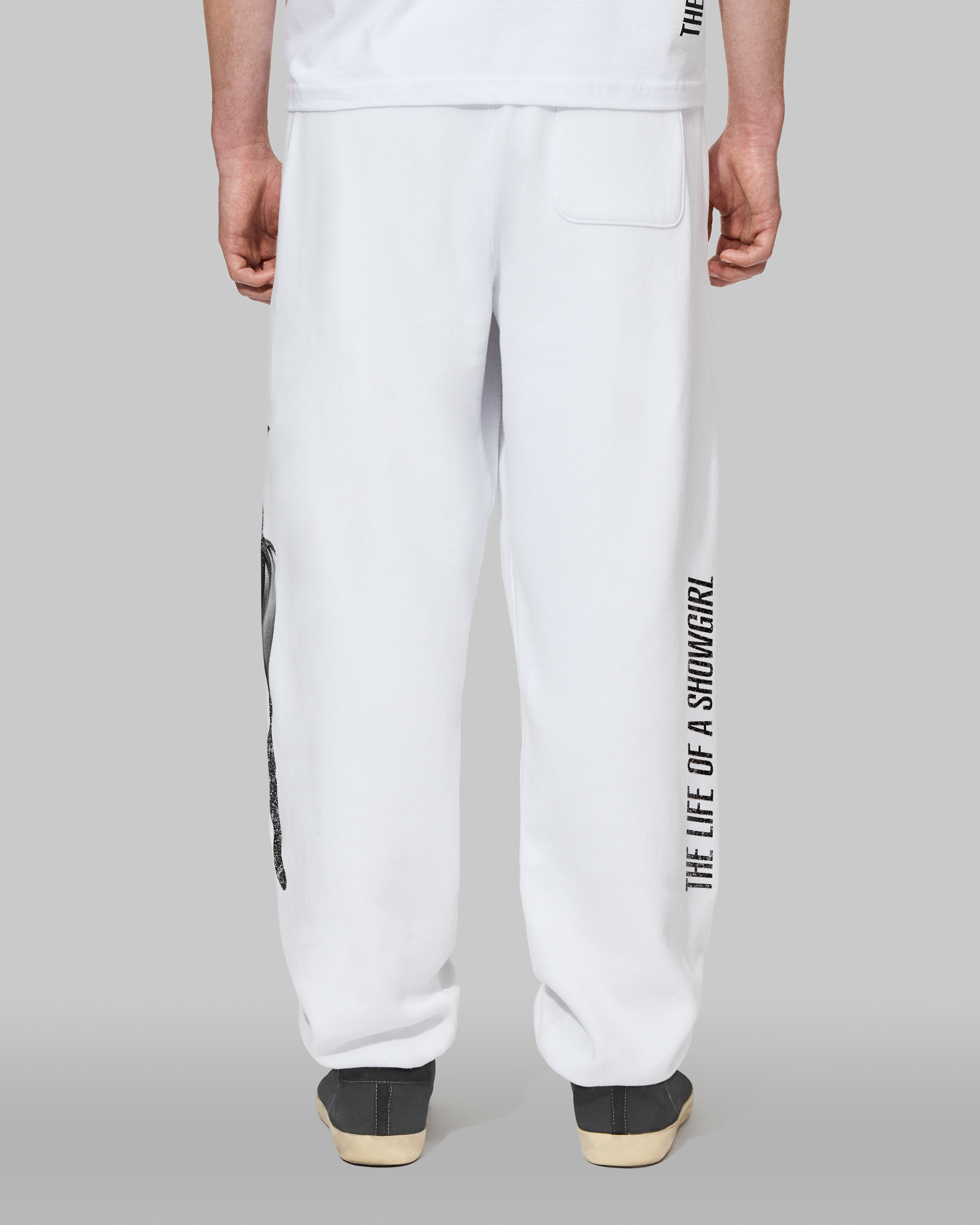 Taylor Swift - The Life of a Showgirl Shiny Bug White Sweatpants