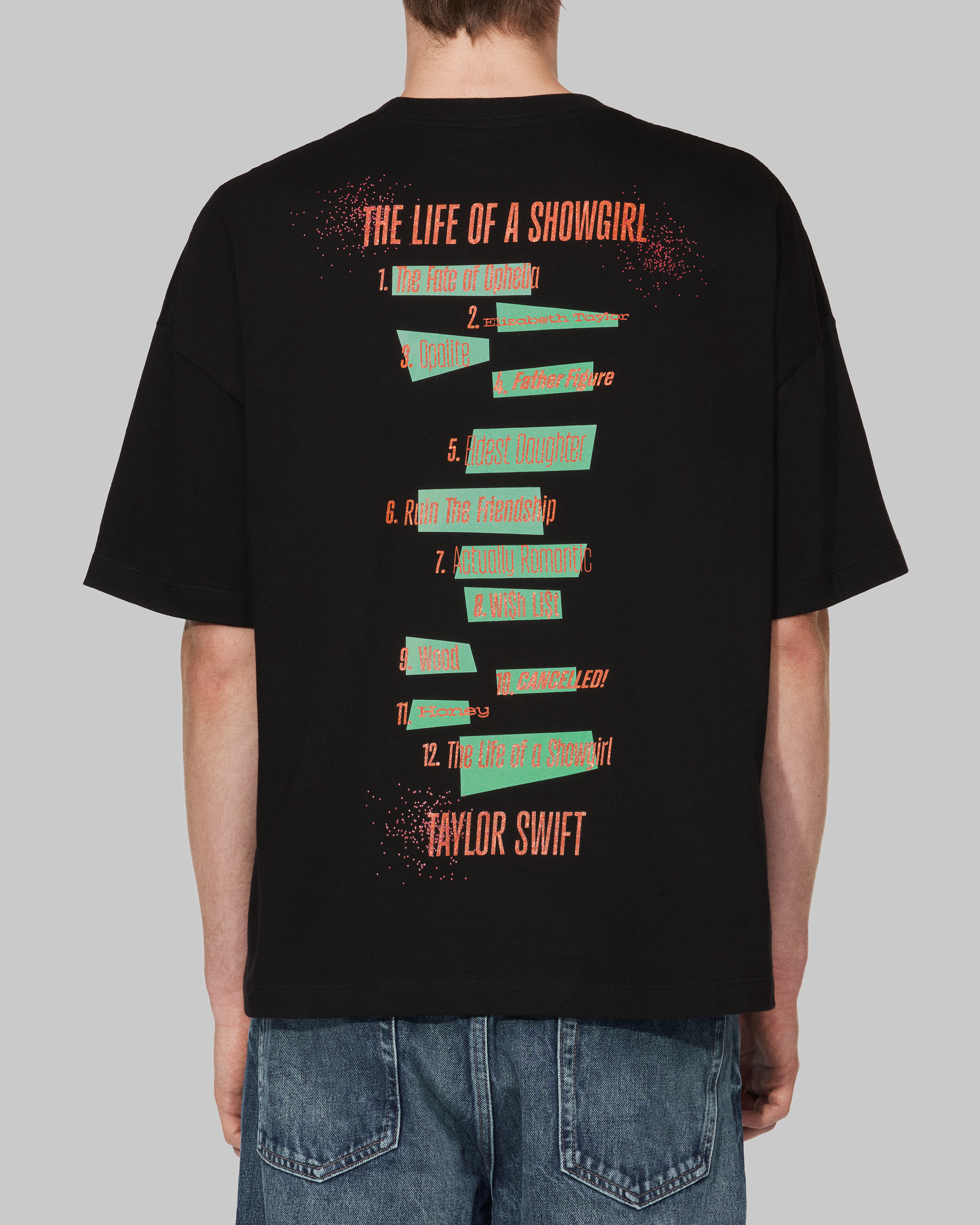 Taylor Swift - The Life of a Showgirl Album Cover T-Shirt