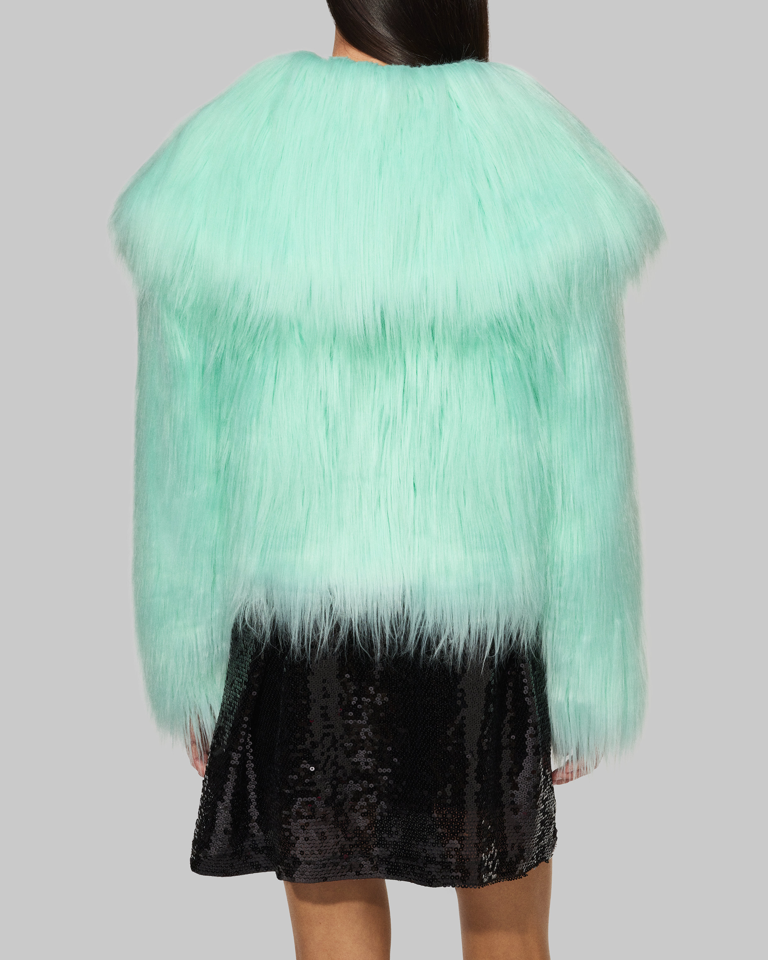 Taylor Swift - The Life of a Showgirl Mint Faux Fur Coat