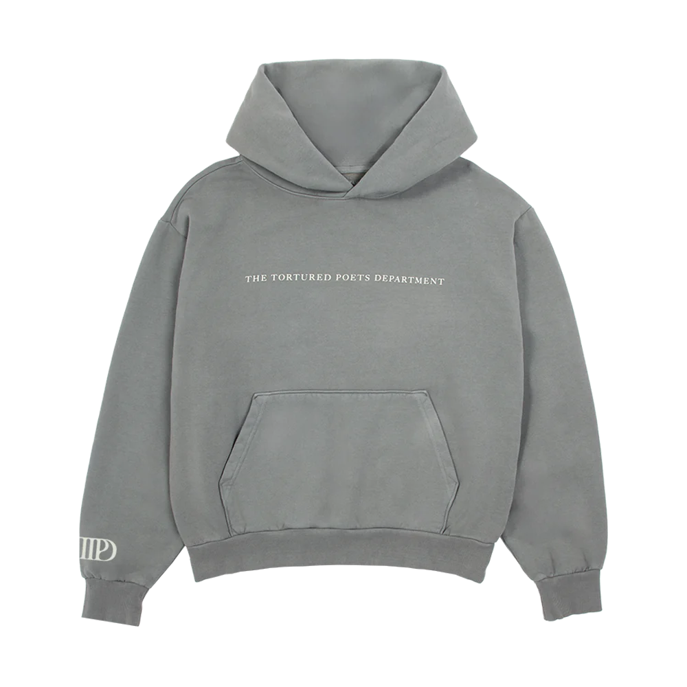 Taylor Swift - The Tortured Poets Department Grey Hoodie