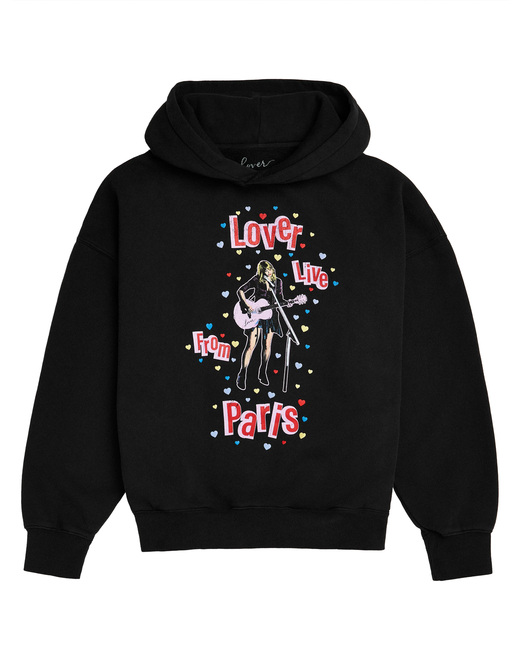 Lover Live From Paris Black Hoodie – Taylor Swift UK Store