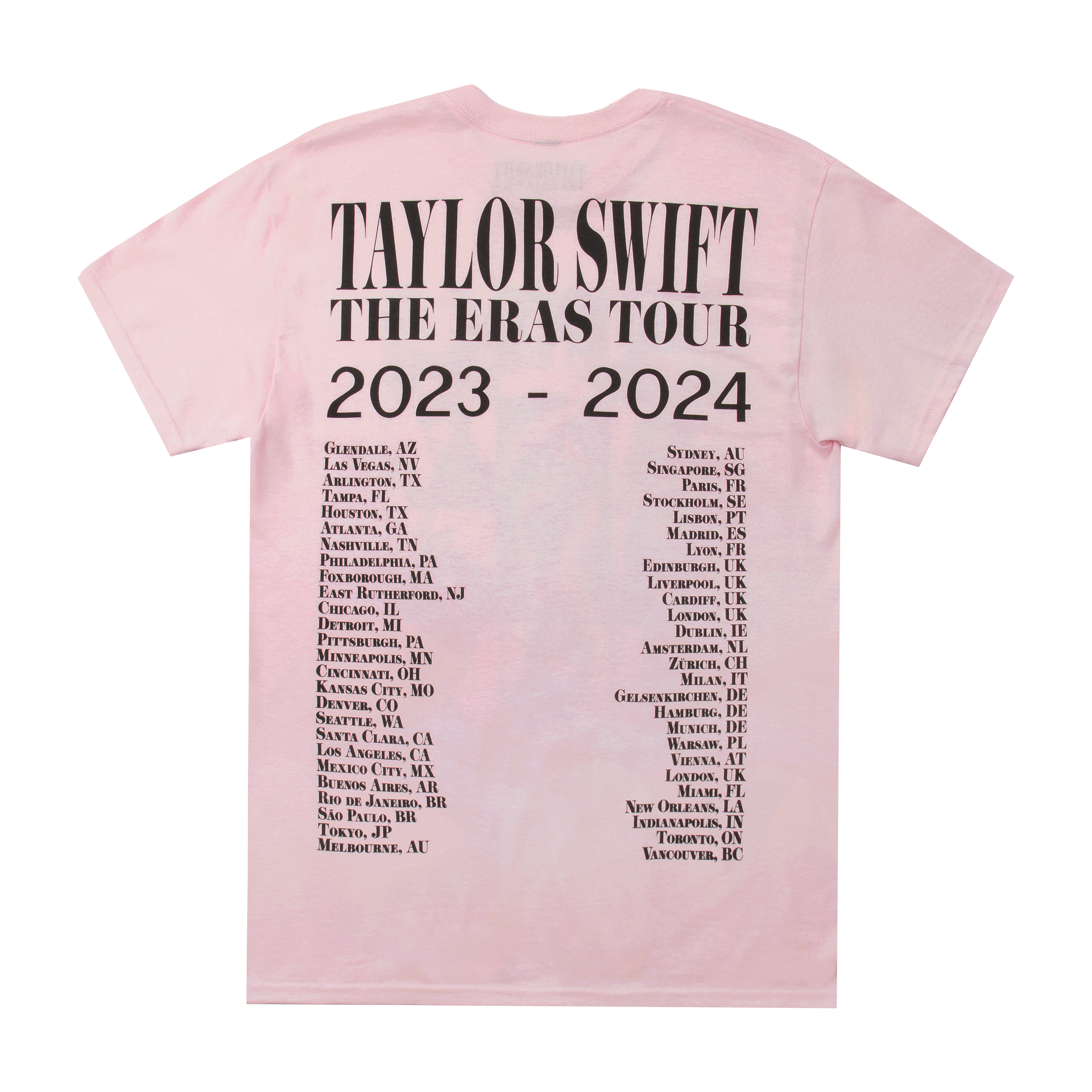 Taylor Swift - Taylor Swift The Eras Tour Pink T-Shirt