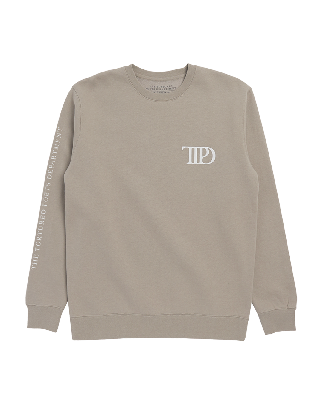 Taylor Swift - The Tortured Poets Department Beige Crewneck