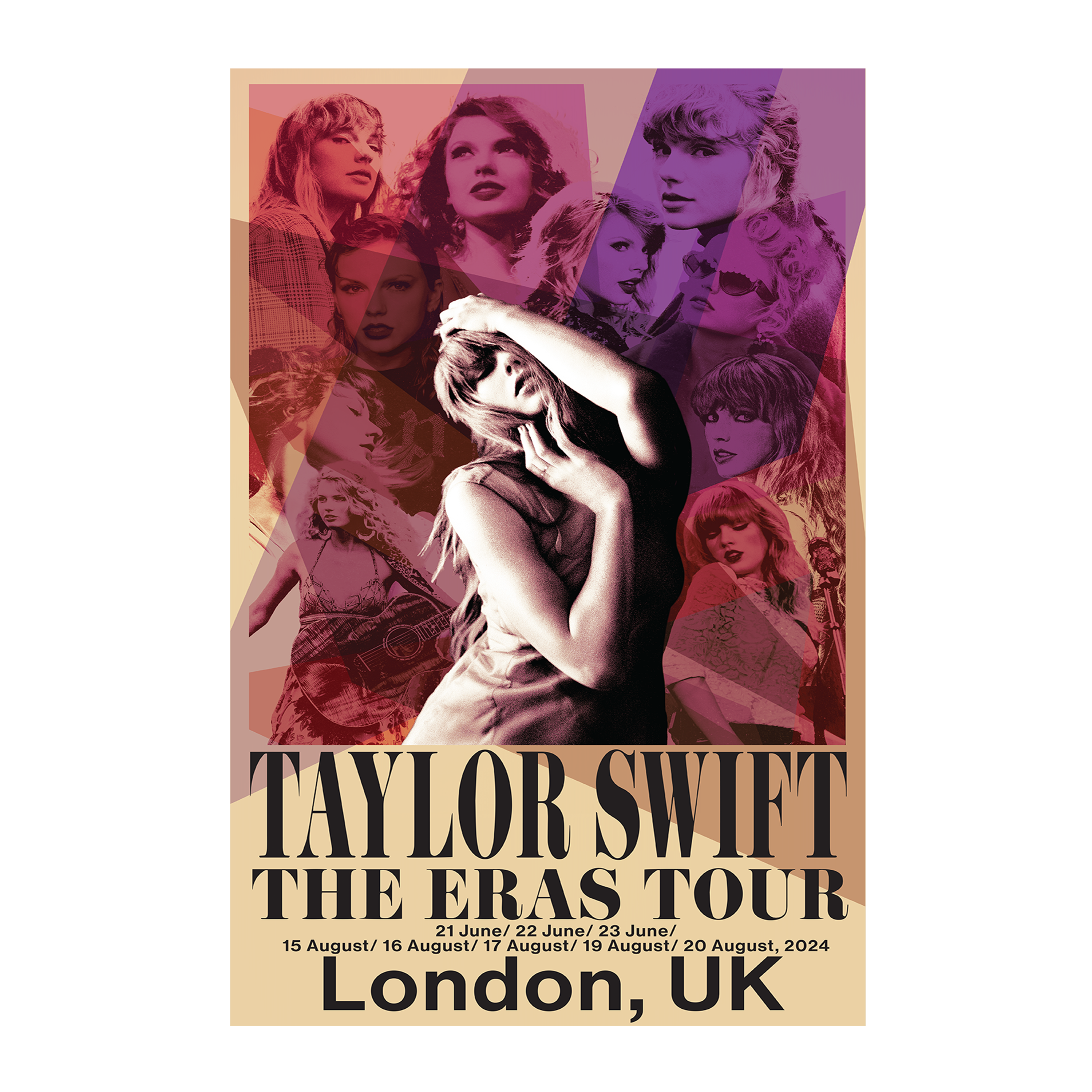 Taylor Swift - Taylor Swift The Eras Tour London, UK Poster II