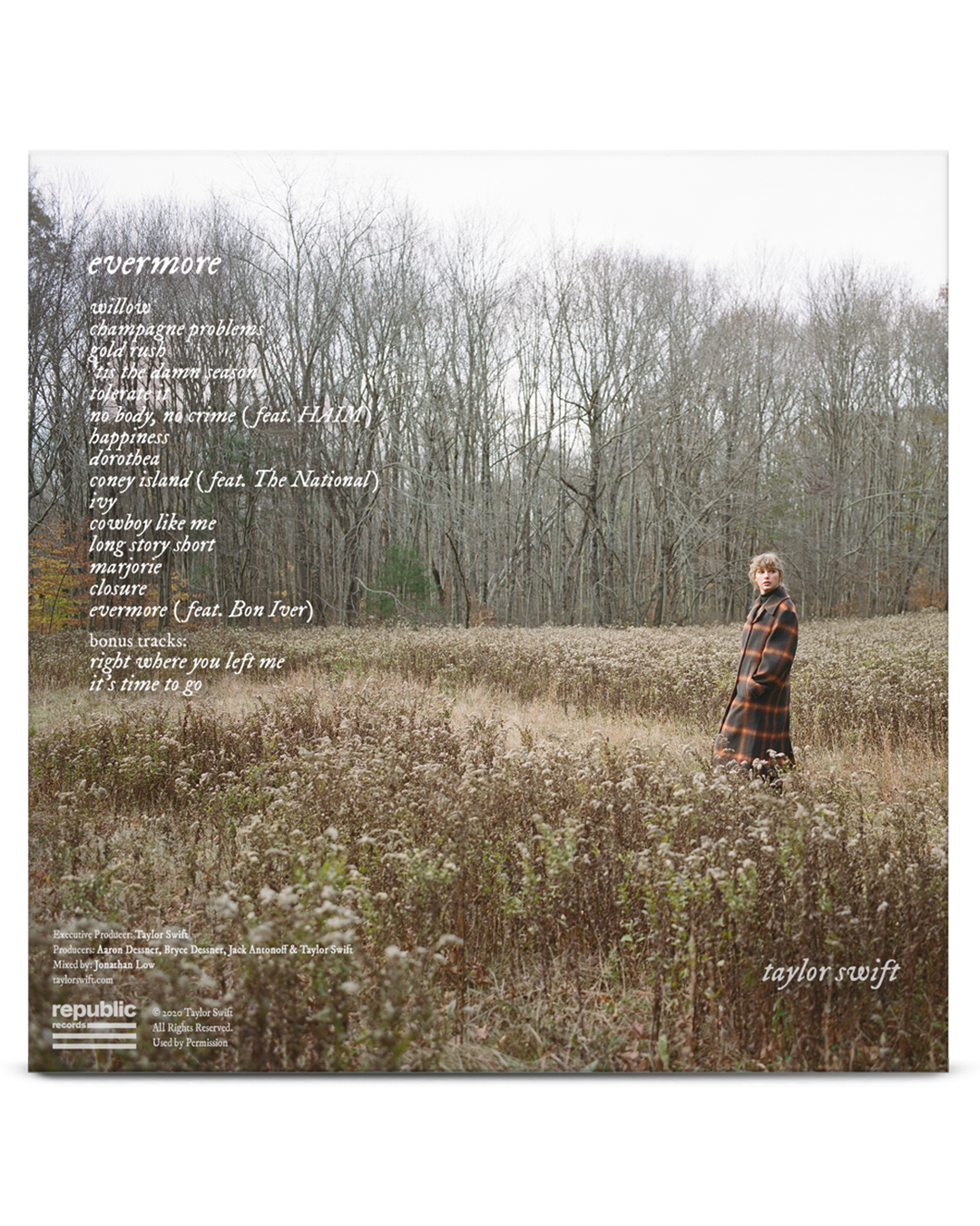 Taylor Swift - Evermore: Deluxe Green Vinyl 2LP