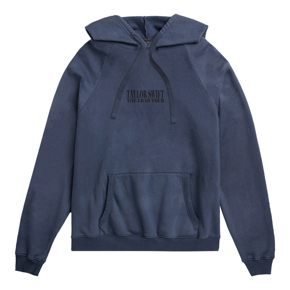 Taylor Swift The Eras Tour Washed Blue Grey Hoodie - Taylor Swift UK Store