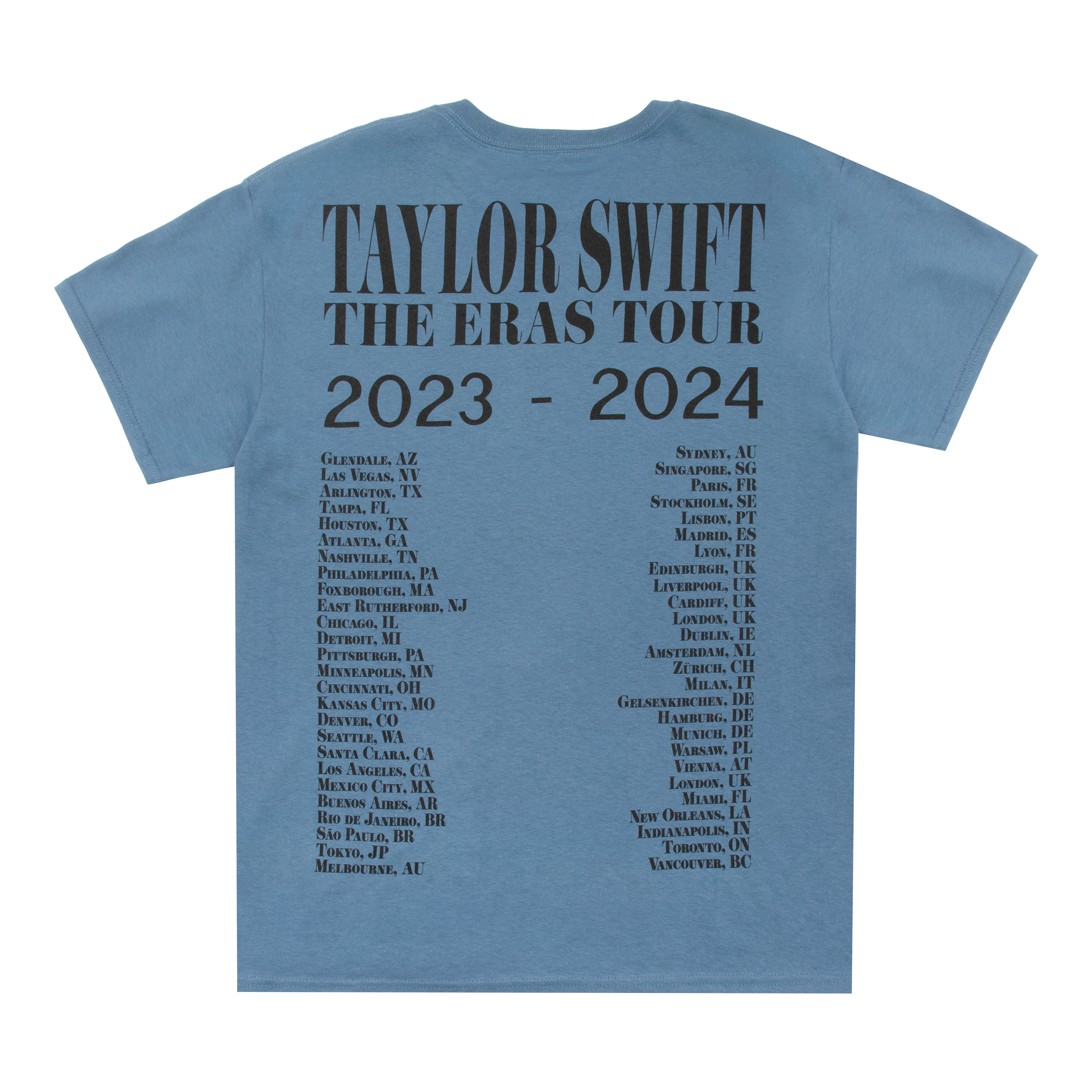 Taylor Swift - Taylor Swift The Eras Tour Blue T-Shirt
