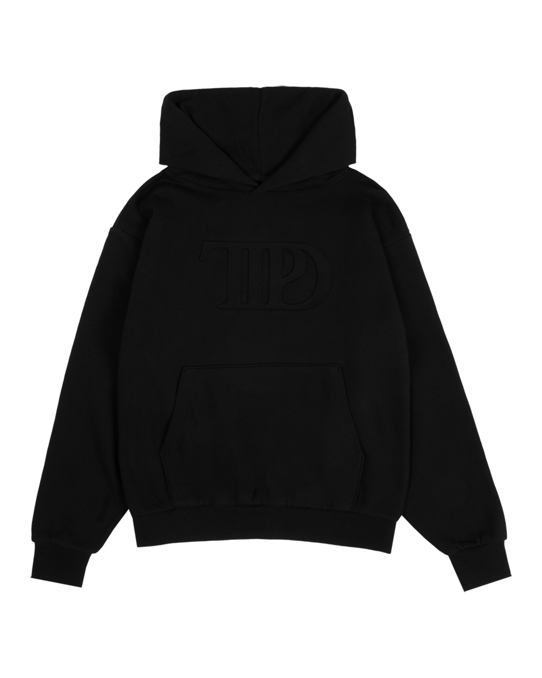Taylor Swift - TTPD Black Embossed Hoodie