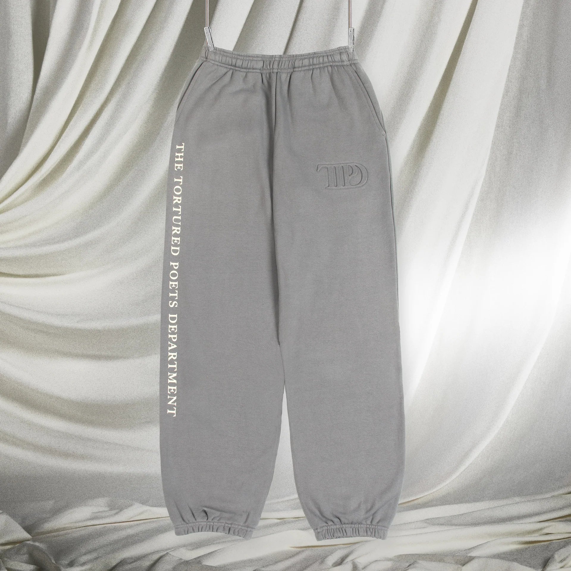 Taylor Swift - TTPD Gray Embossed Sweatpants