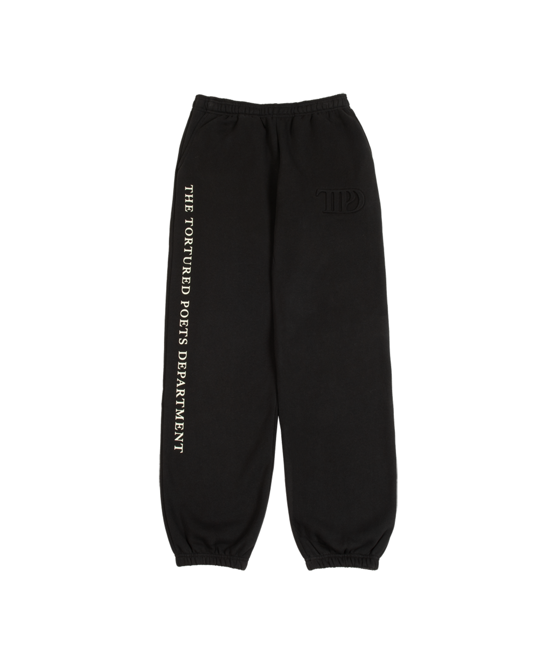 Taylor Swift - TTPD Black Embossed Sweatpants