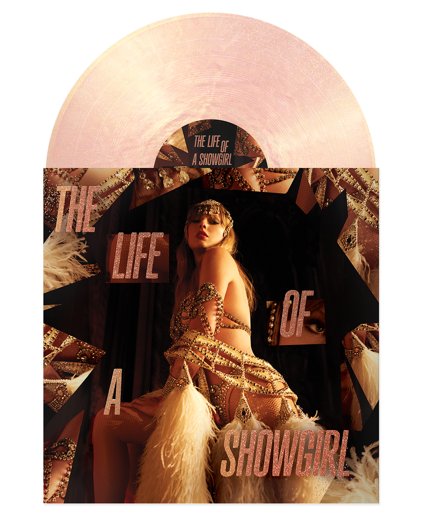 Taylor Swift - The Life of a Showgirl: The Crowd is Your King Edition (Summertime Spritz Pink Shimmer Vinyl)