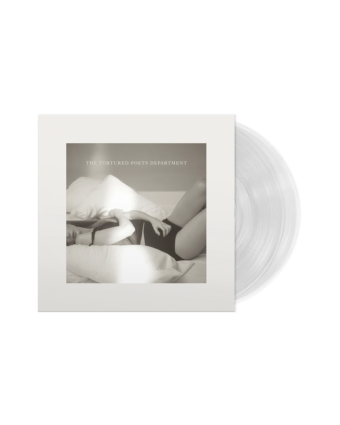 Taylor Swift - The Tortured Poets Department Phantom Clear Vinyl + Bonus Track "The Manuscript"