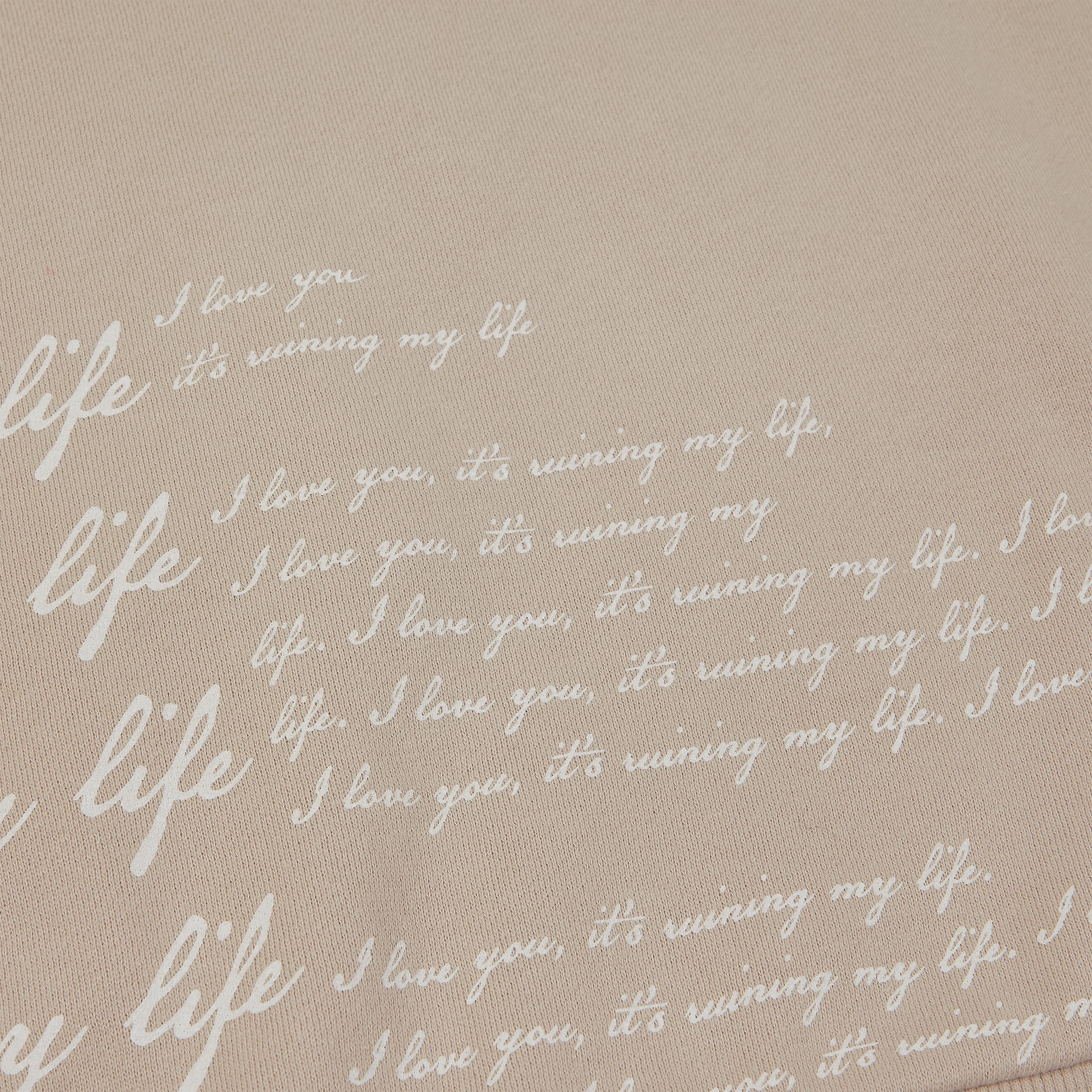Taylor Swift - I Love You It's Ruining My Life Boxy Cropped Crewneck