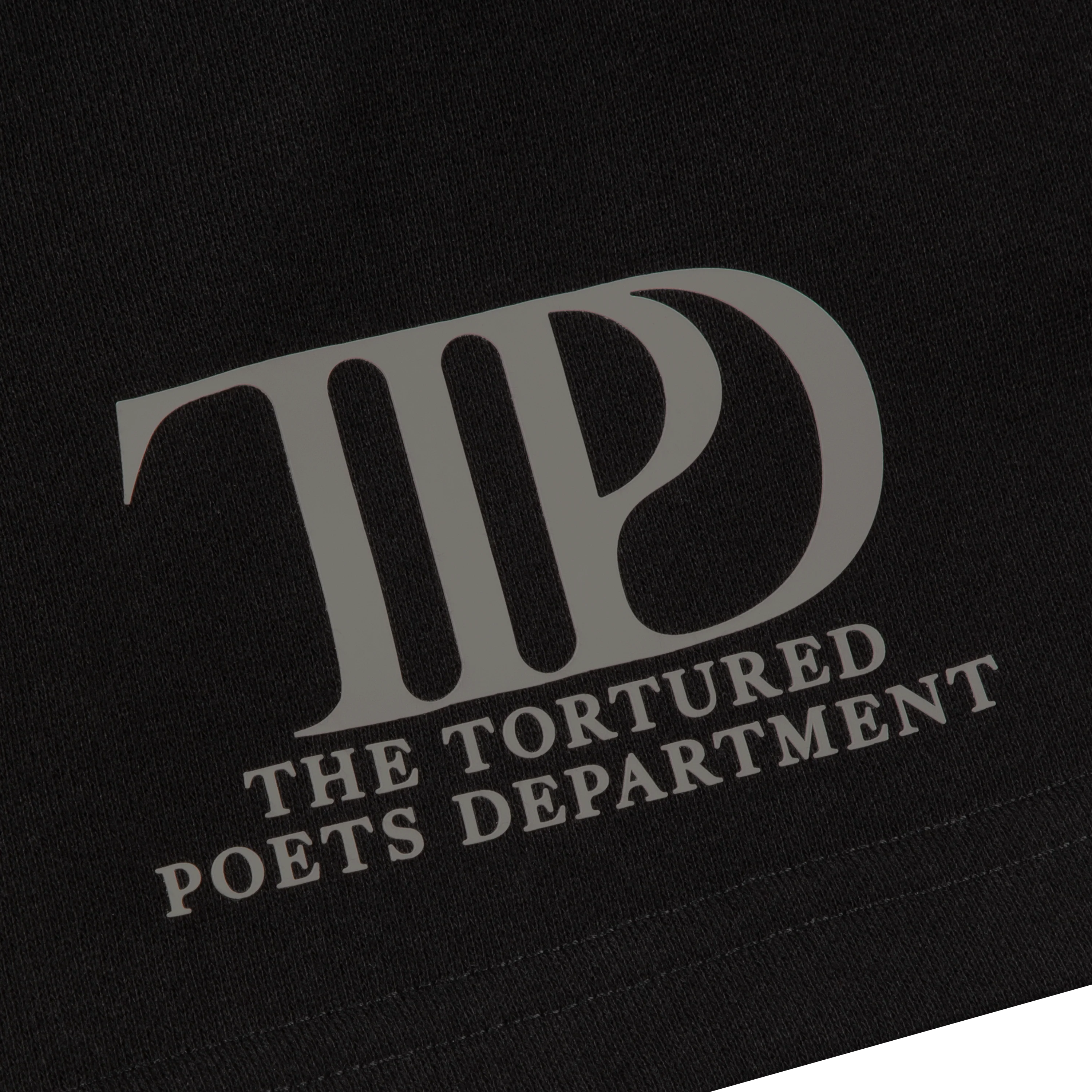 Taylor Swift - The Tortured Poets Department Black Shorts