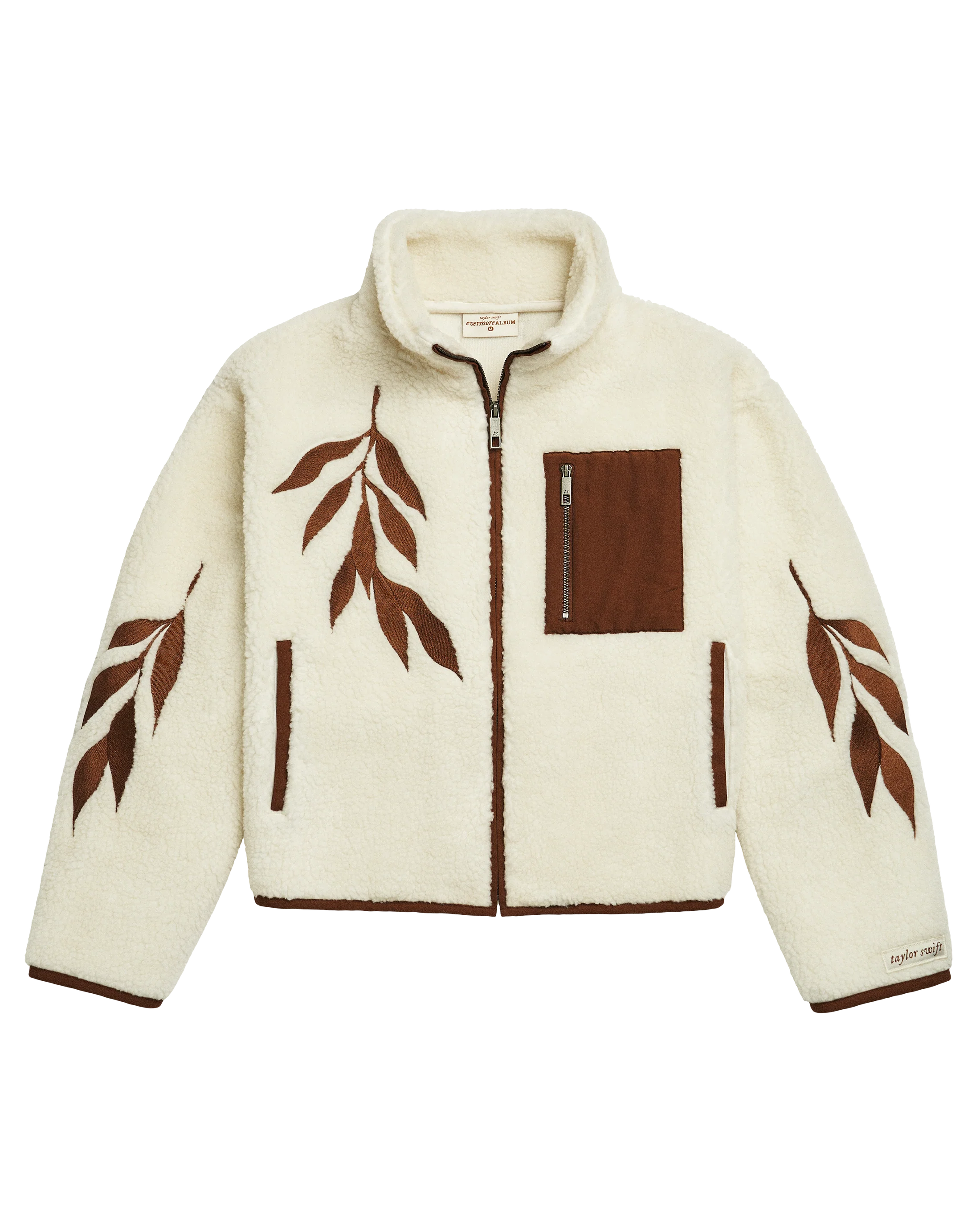 Taylor Swift - Life is a Willow Zip Up Sherpa Fleece Jacket