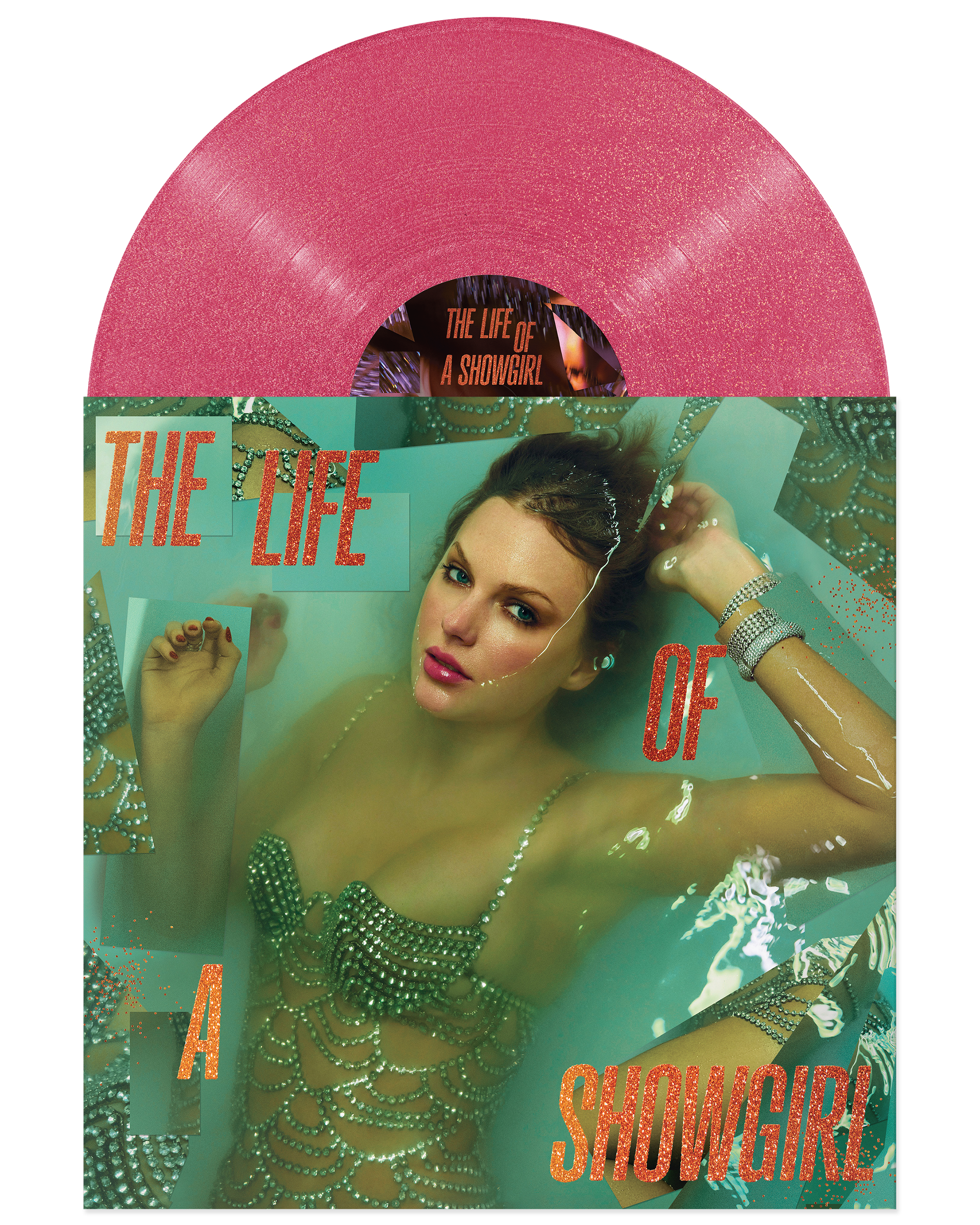Taylor Swift - The Life of a Showgirl: Sequins Are Forever Magenta Glitter Vinyl
