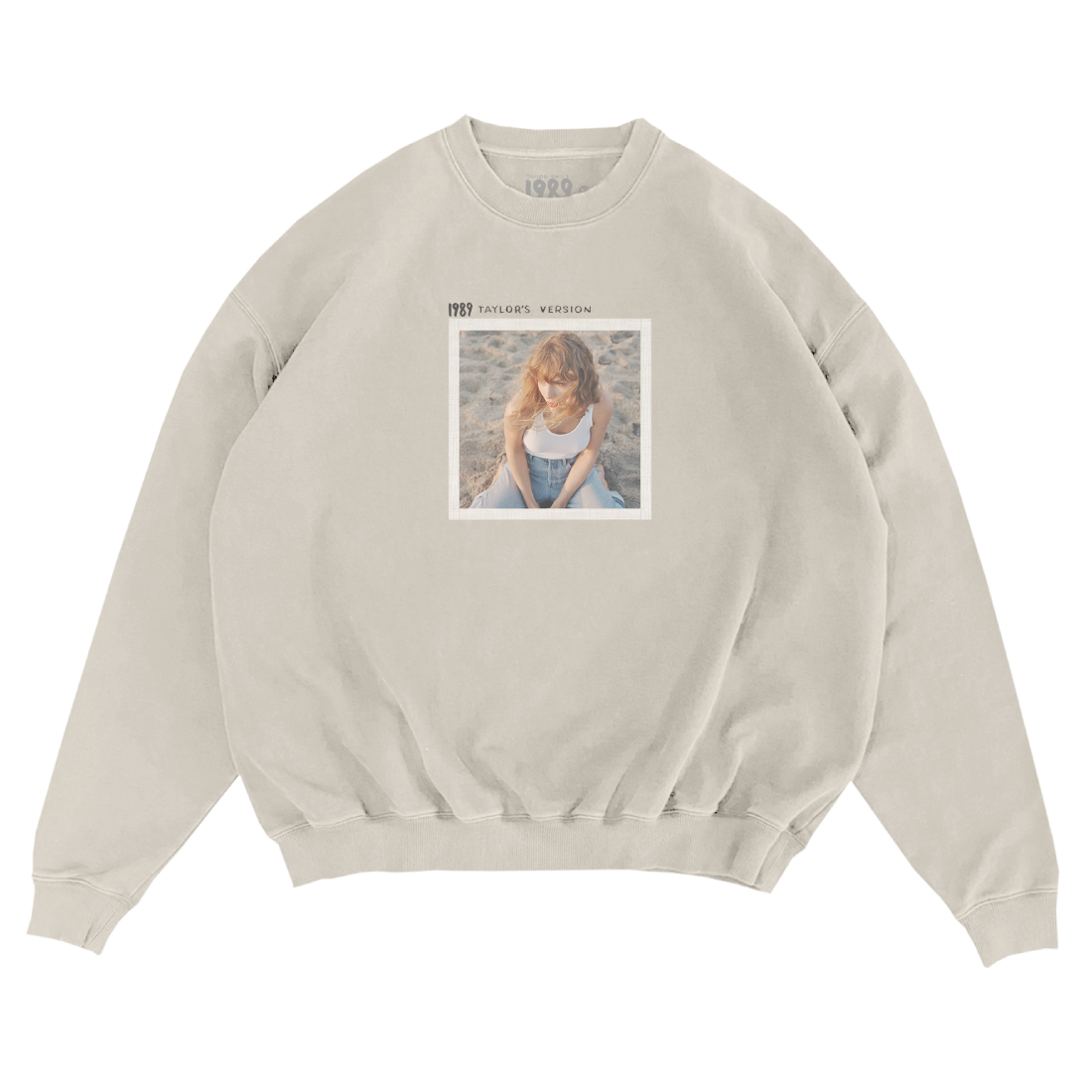 Taylor Swift - 1989 (Taylor's Version) Beige Crewneck