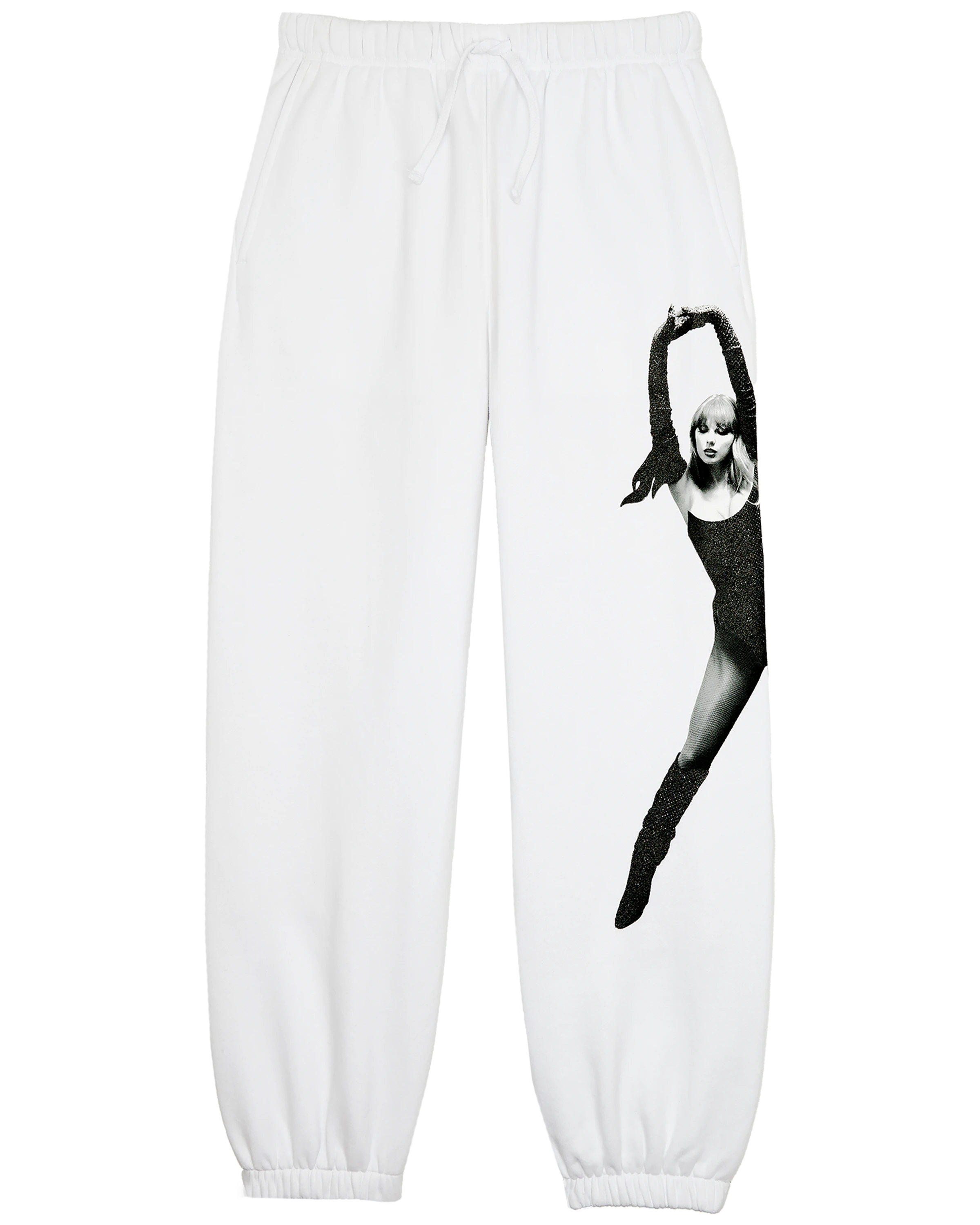 Taylor Swift - The Life of a Showgirl Shiny Bug White Sweatpants