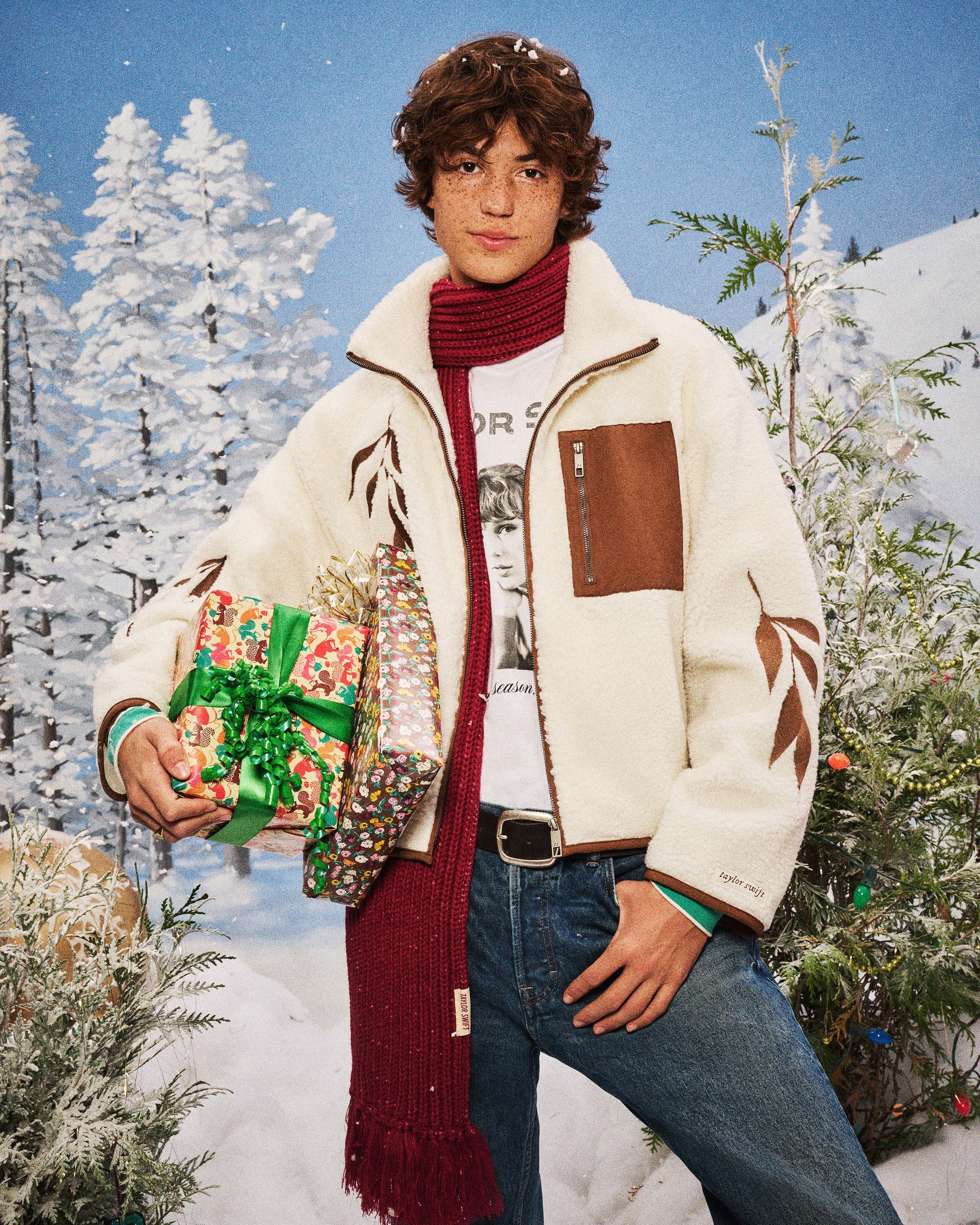 Taylor Swift - Life is a Willow Zip Up Sherpa Fleece Jacket