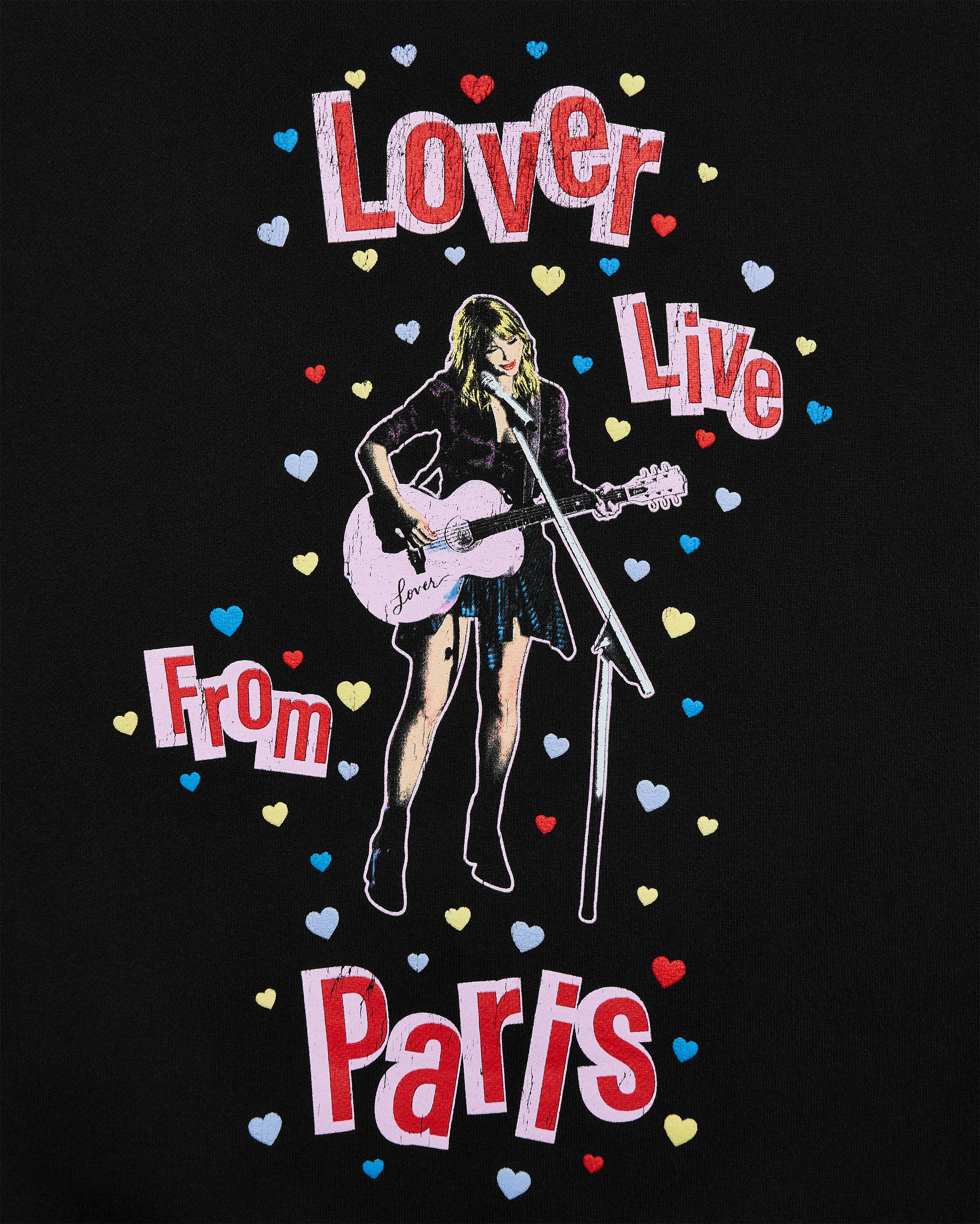 Taylor Swift - Lover Live From Paris Black Hoodie