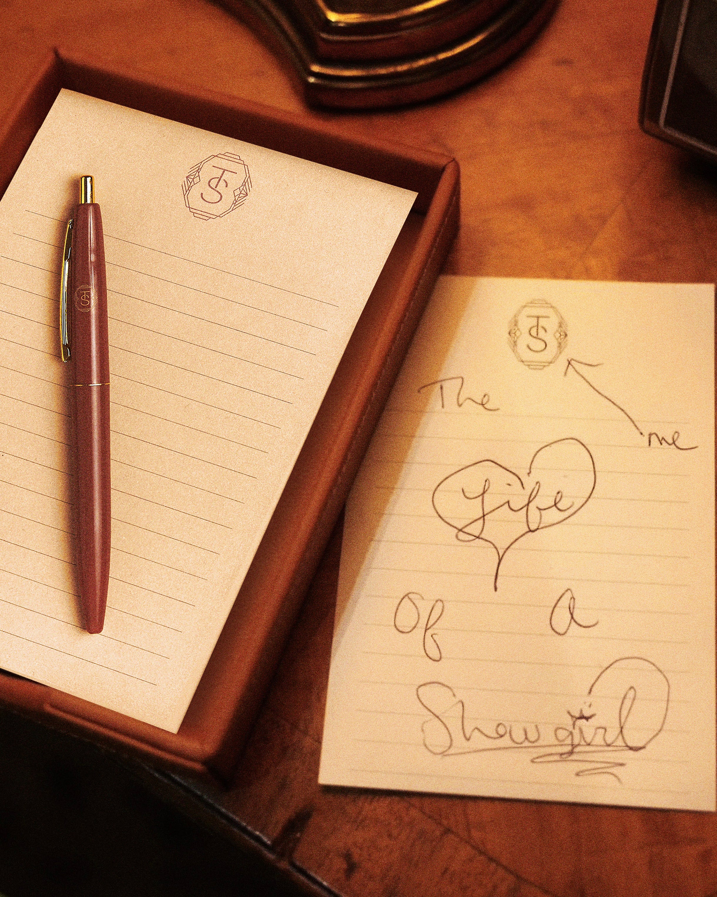 Taylor Swift - The Life of a Showgirl Notepad and Tray