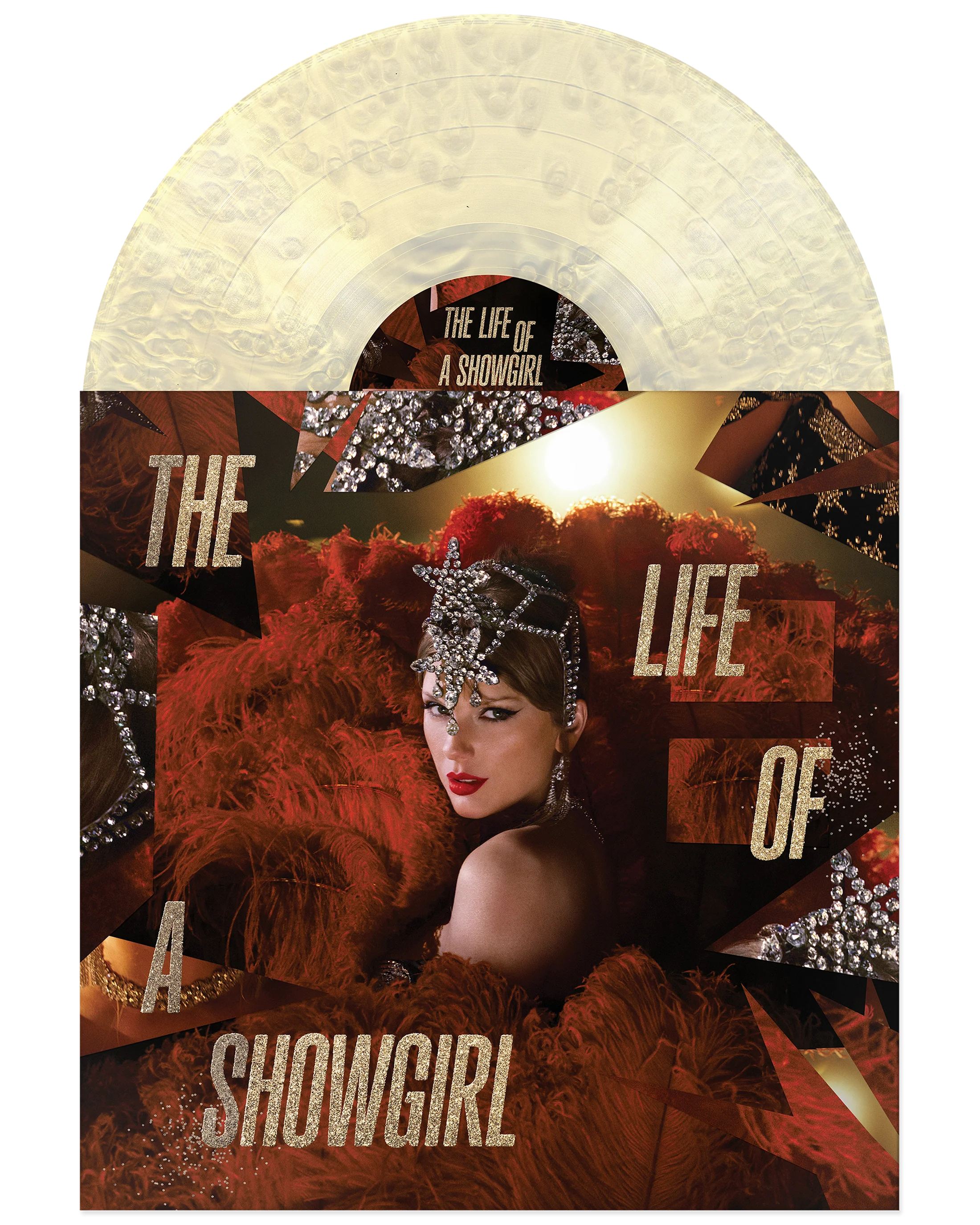 Taylor Swift - The Life of a Showgirl: The Tiny Bubbles in Champagne Edition (Under Bright Lights Pearlescent Vinyl)