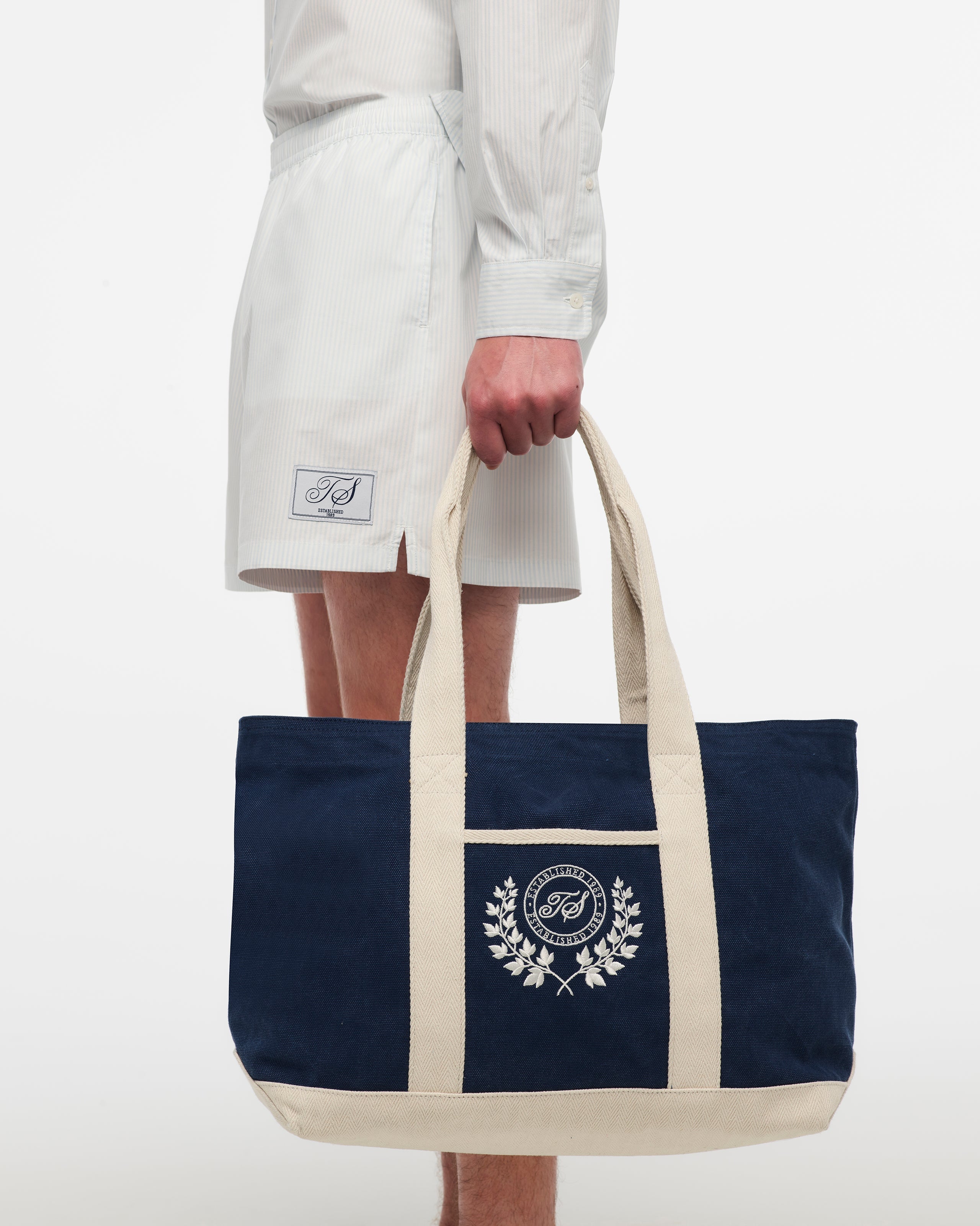 Taylor Swift - TS Crest Washed Navy Beach Bag