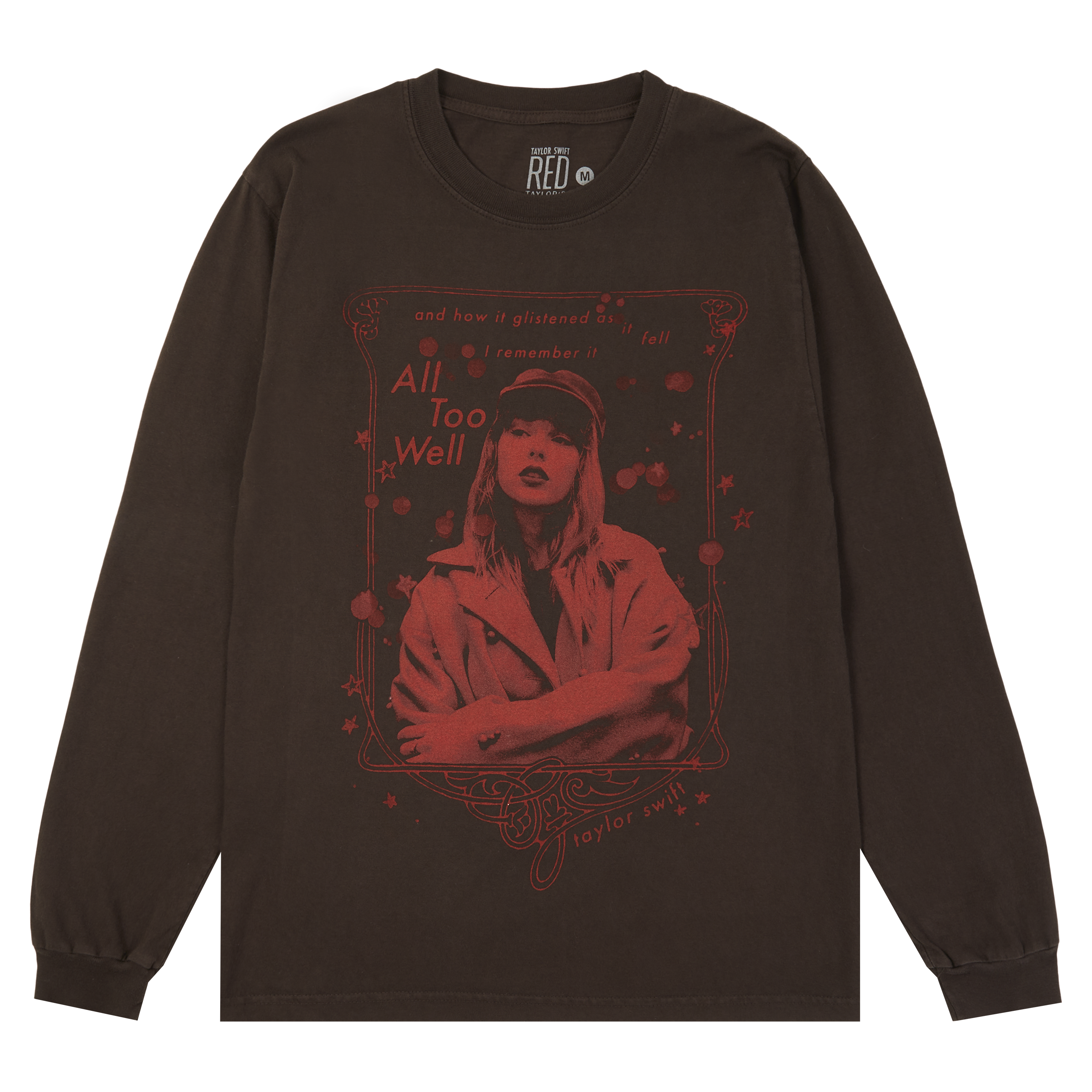 Taylor Swift - Red (Taylor's Version) Glistened As It Fell Longsleeve T-Shirt