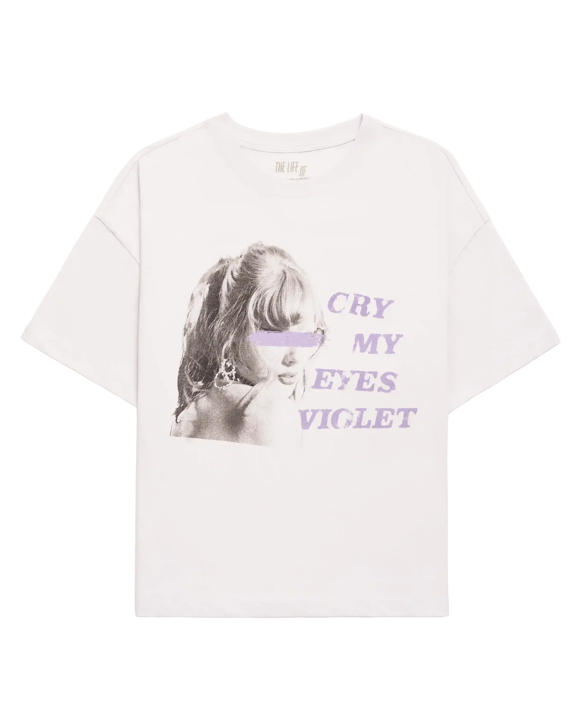 Taylor Swift - Cry My Eyes Violet Tee