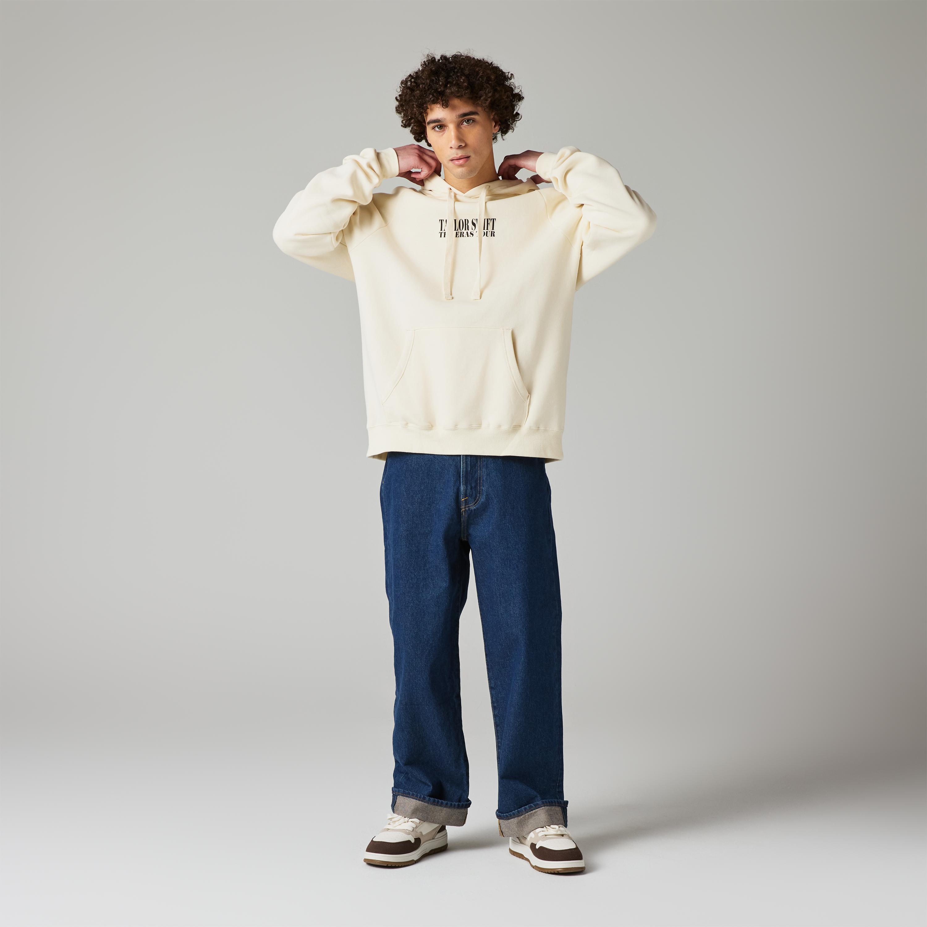 Taylor Swift - Taylor Swift The Eras Tour I Beige Hoodie.