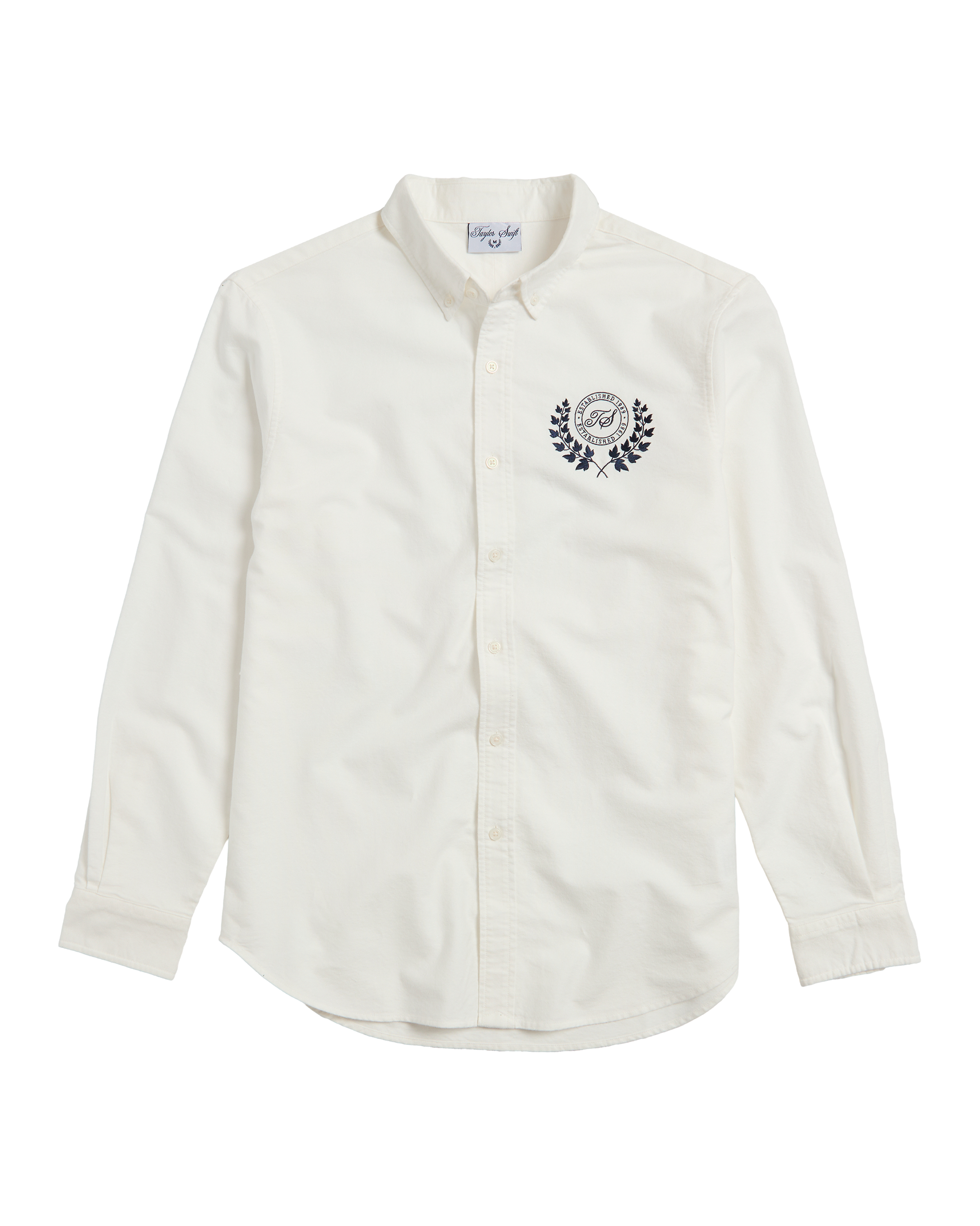 Taylor Swift - TS Crest White Oxford Shirt