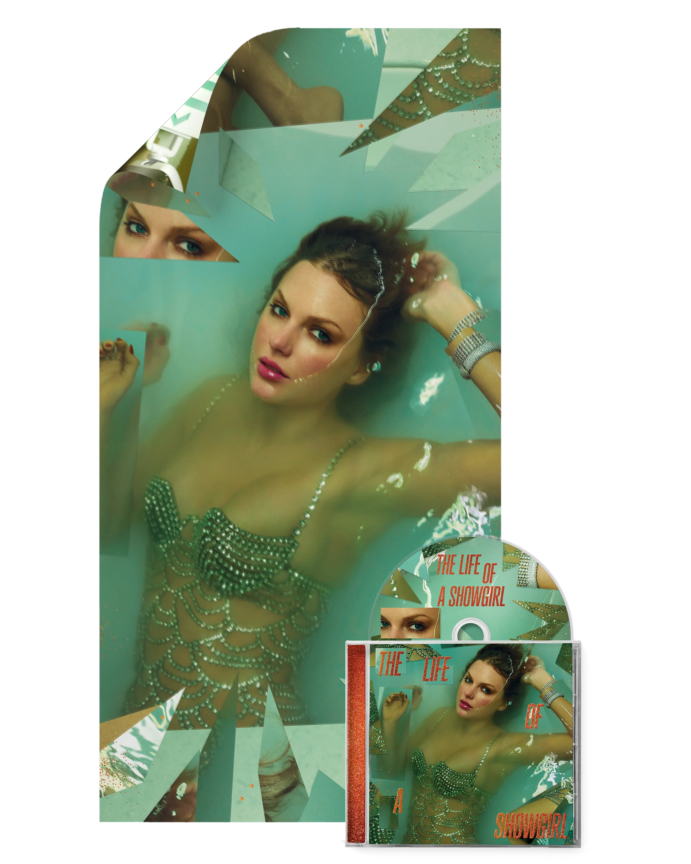 Taylor Swift - The Life of a Showgirl: Sweat and Vanilla Perfume CD with Poster