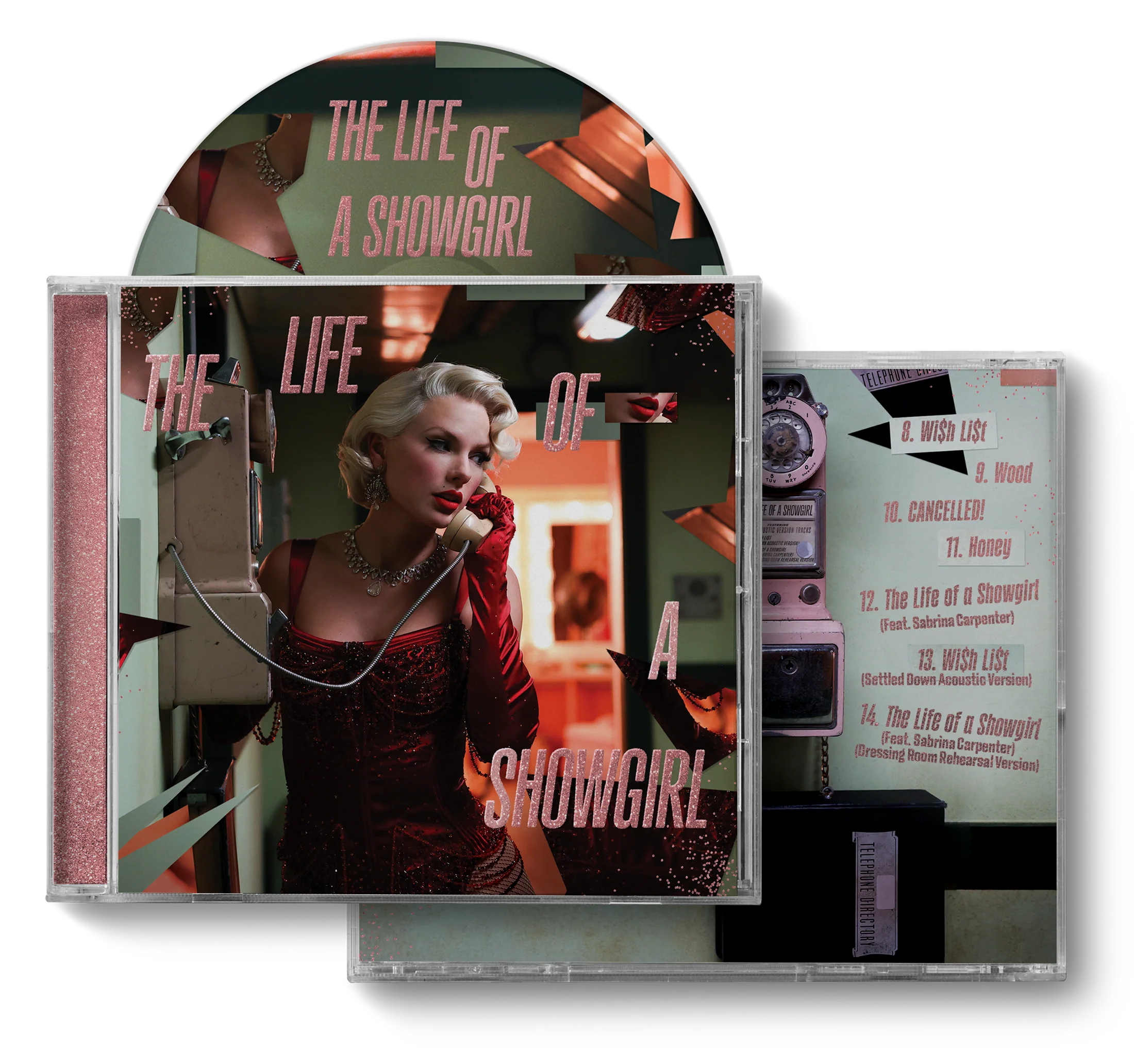 Taylor Swift - The Life of a Showgirl (Dressing Room Rehearsal Version) CD