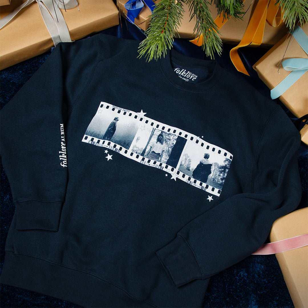 Taylor Swift - folklore Album Film Strip Crewneck Pullover