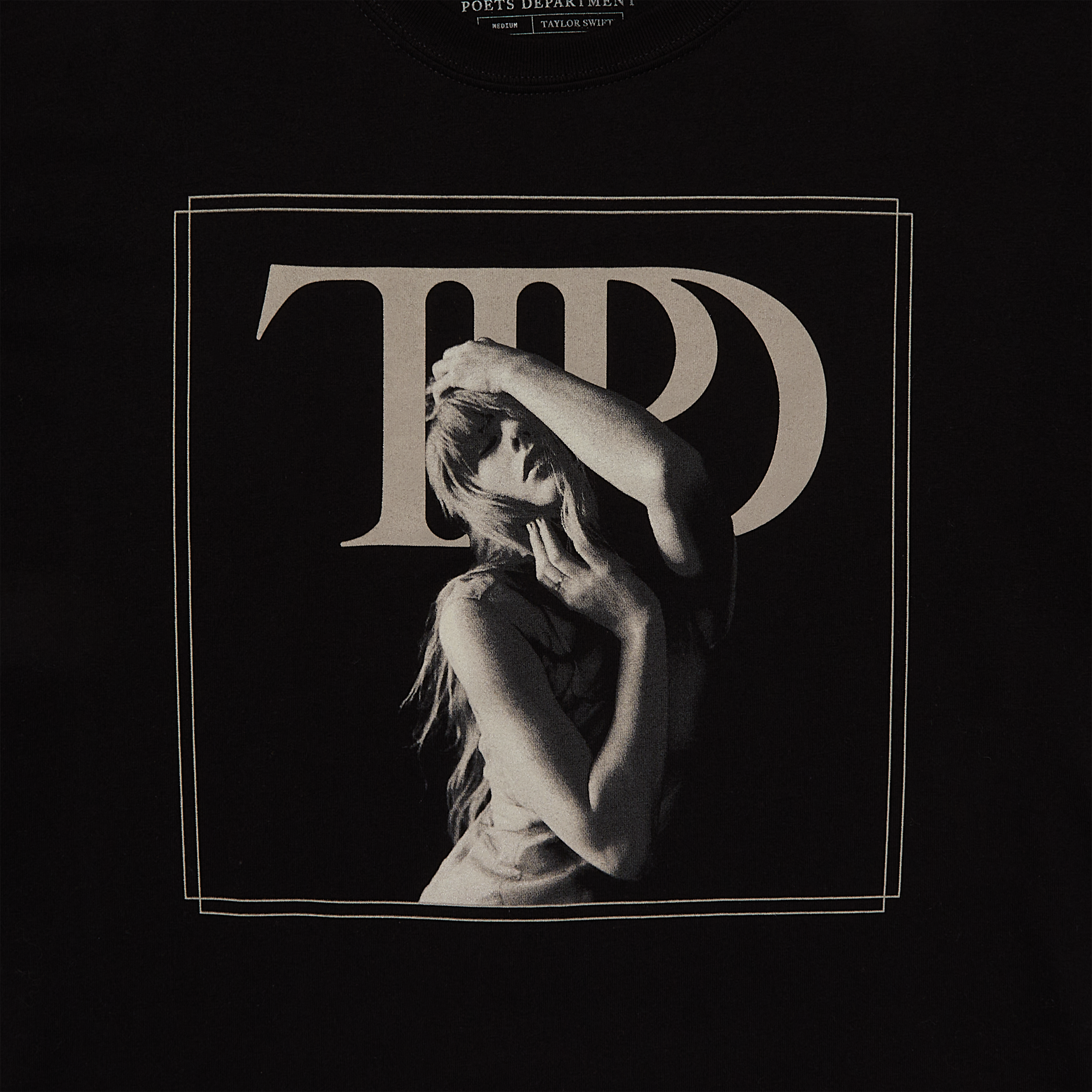 Taylor Swift - The Tortured Poets Department Black Photo T-Shirt