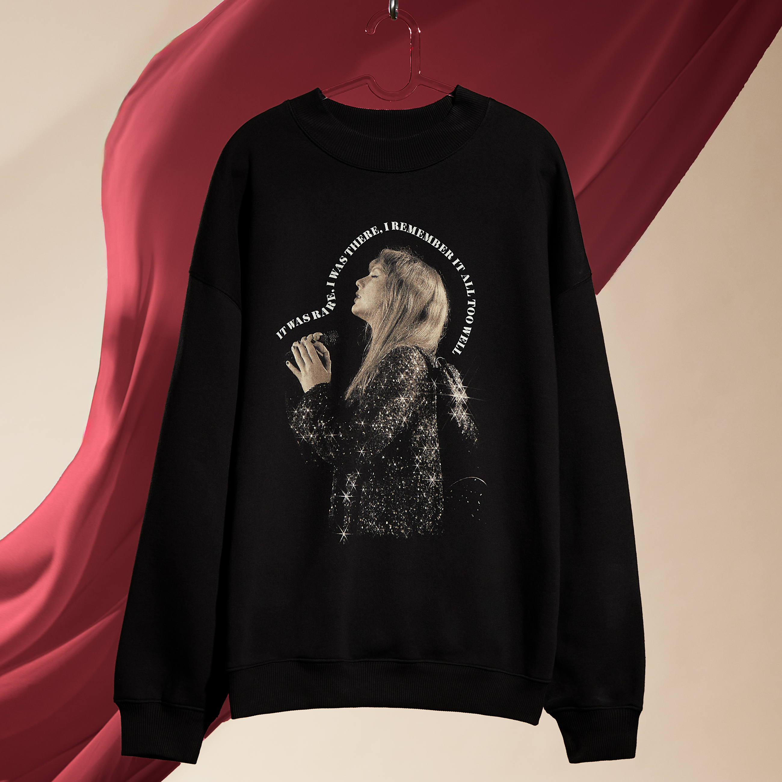 Taylor Swift - Taylor Swift | The Eras Tour All Too Well Live Photo Oversized Crewneck