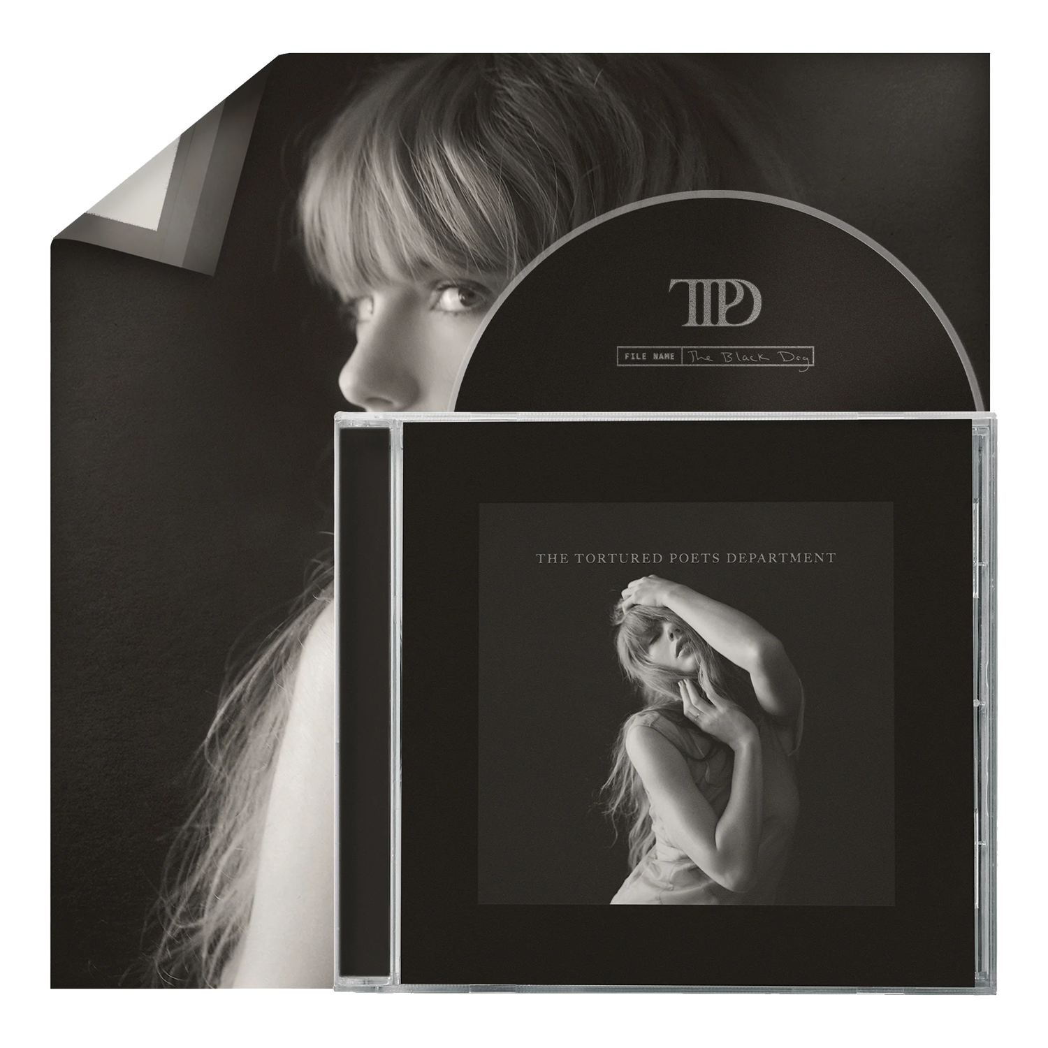 Taylor Swift - The Tortured Poets Department CD + Bonus Track “The Black Dog”