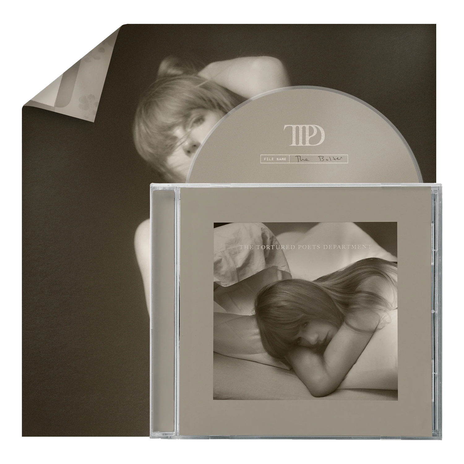 Taylor Swift - The Tortured Poets Department CD + Bonus Track “The Bolter”