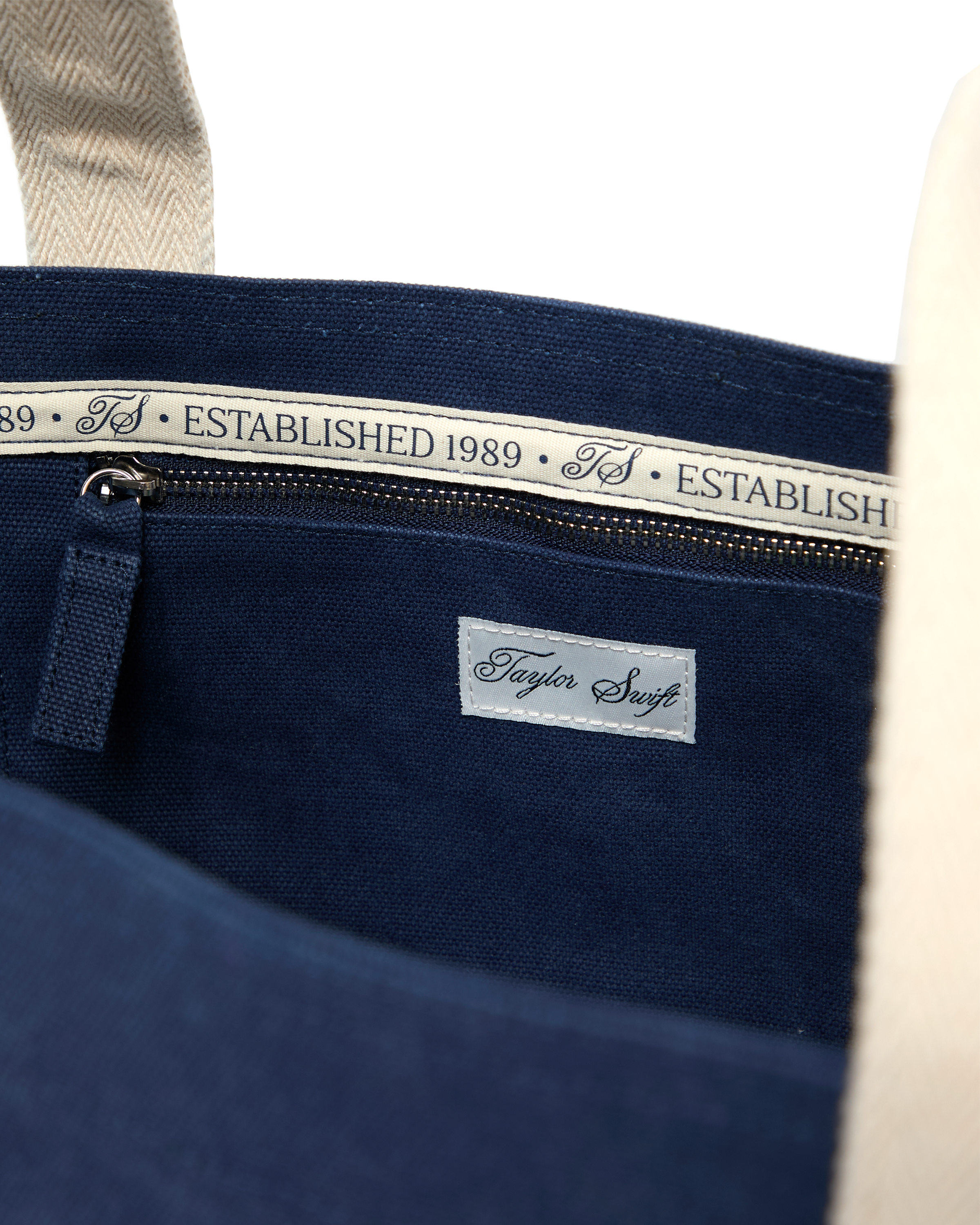 Taylor Swift - TS Crest Washed Navy Beach Bag