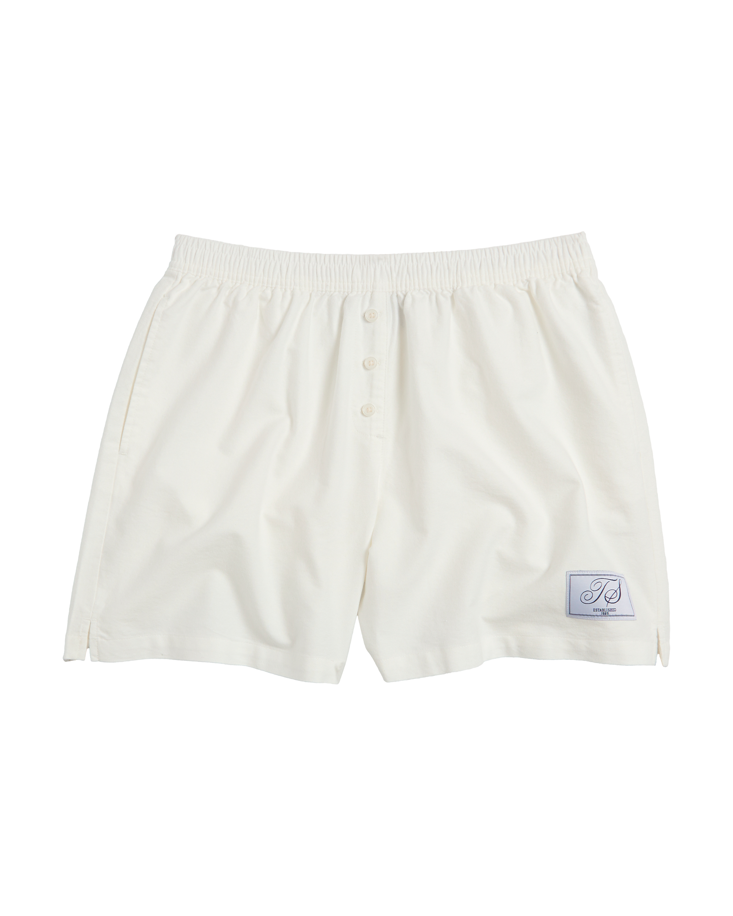 Taylor Swift - TS Crest White Oxford Shorts