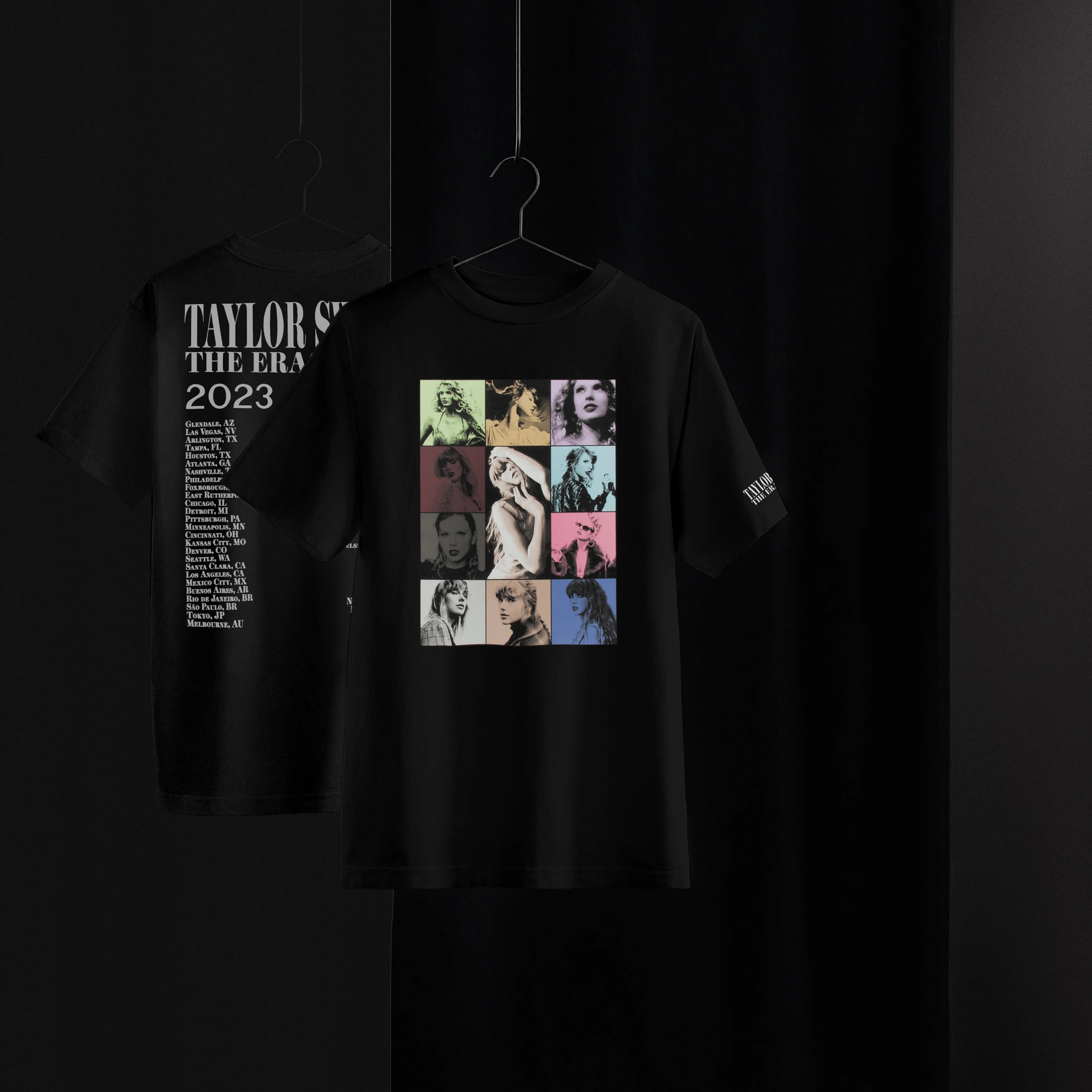 Taylor Swift - Taylor Swift | The Eras Tour II Black T-Shirt