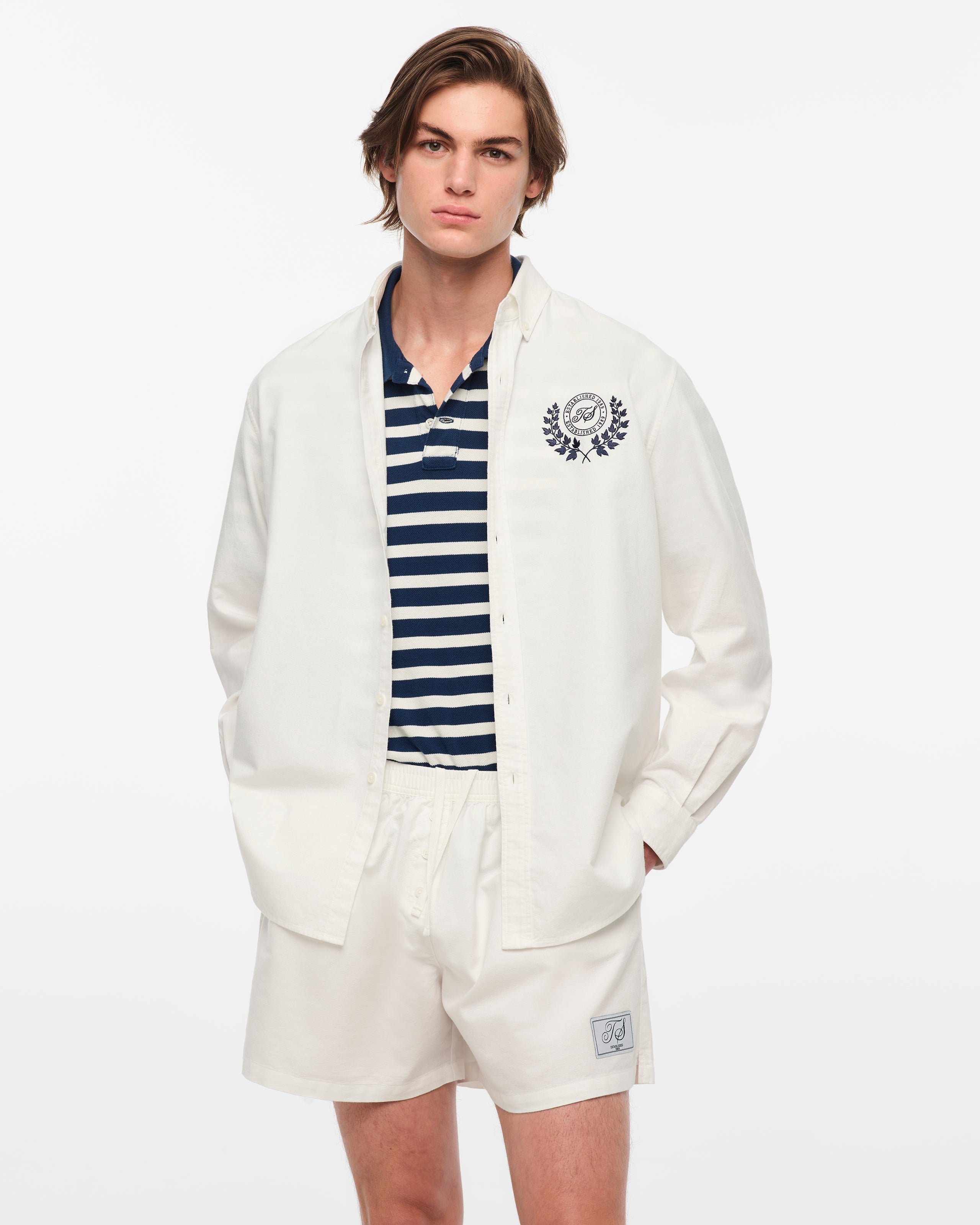 Taylor Swift - TS Crest White Oxford Shirt