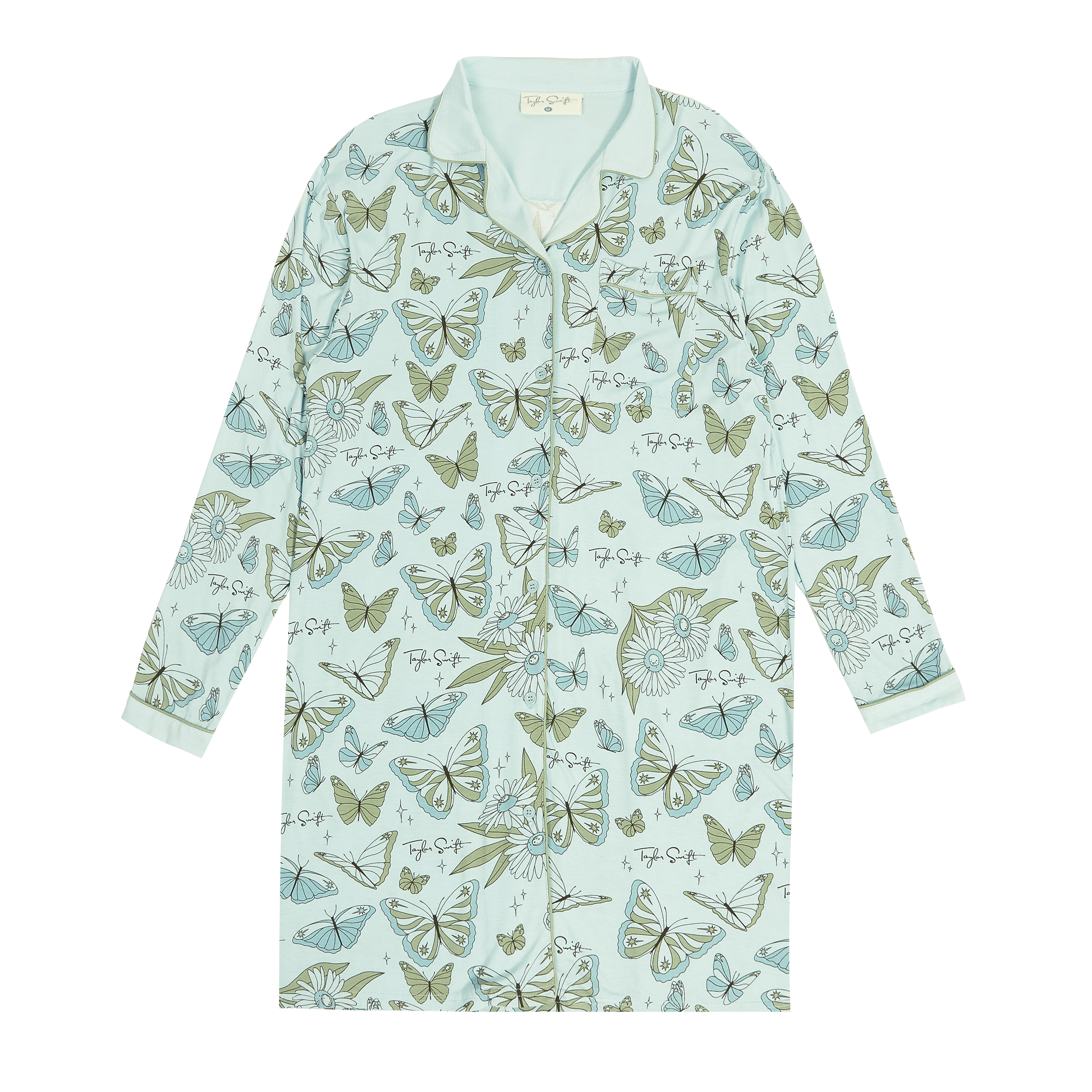 Taylor Swift - Self-Titled Butterfly PJ Shirt Dress